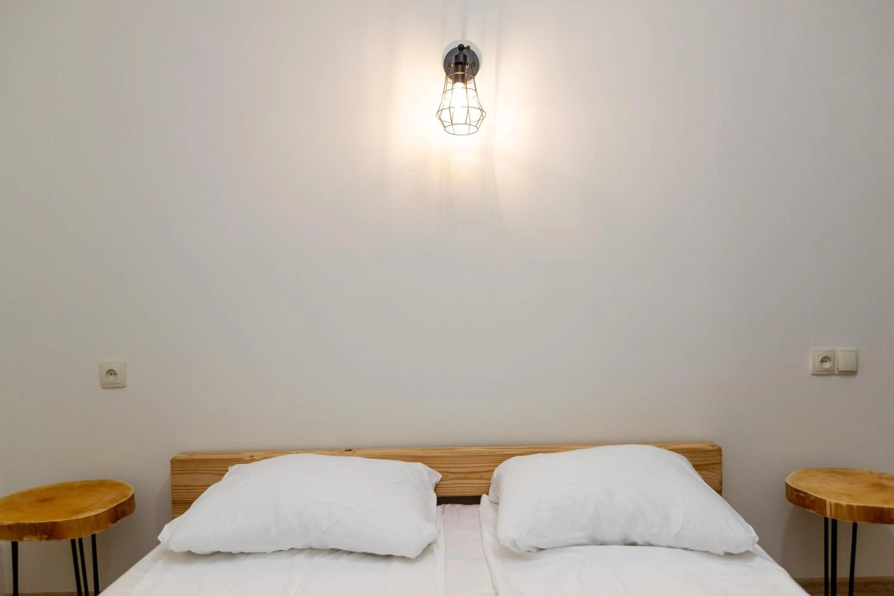 Bed in Giorgi's apartment