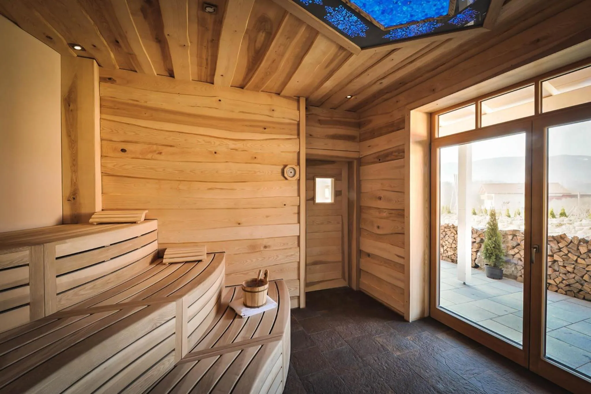 Sauna in Wellness Natur Resort Gut Edermann