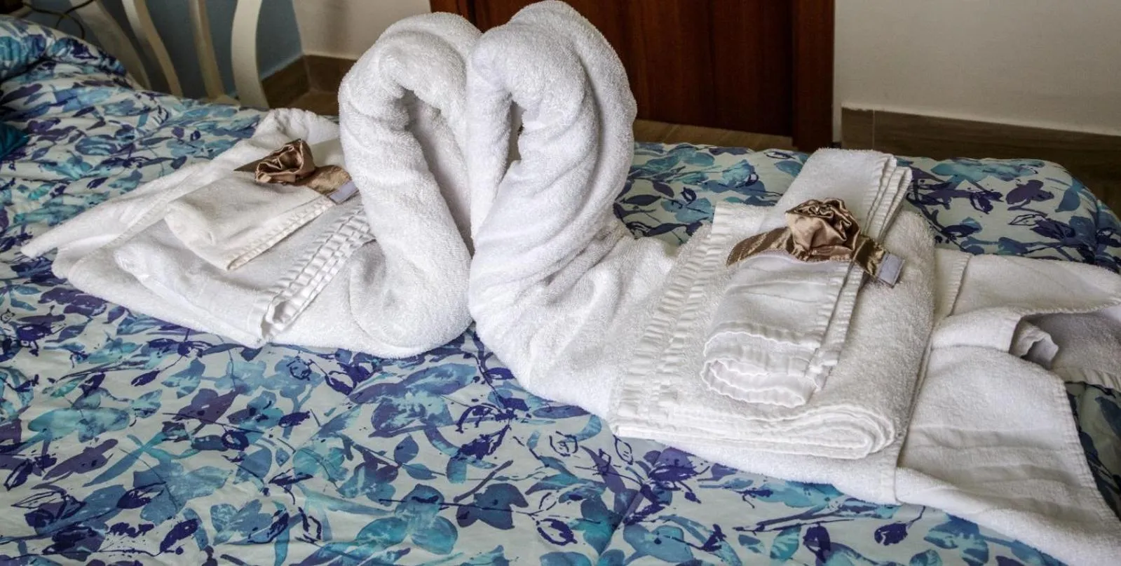 Bed in Parthenope's home