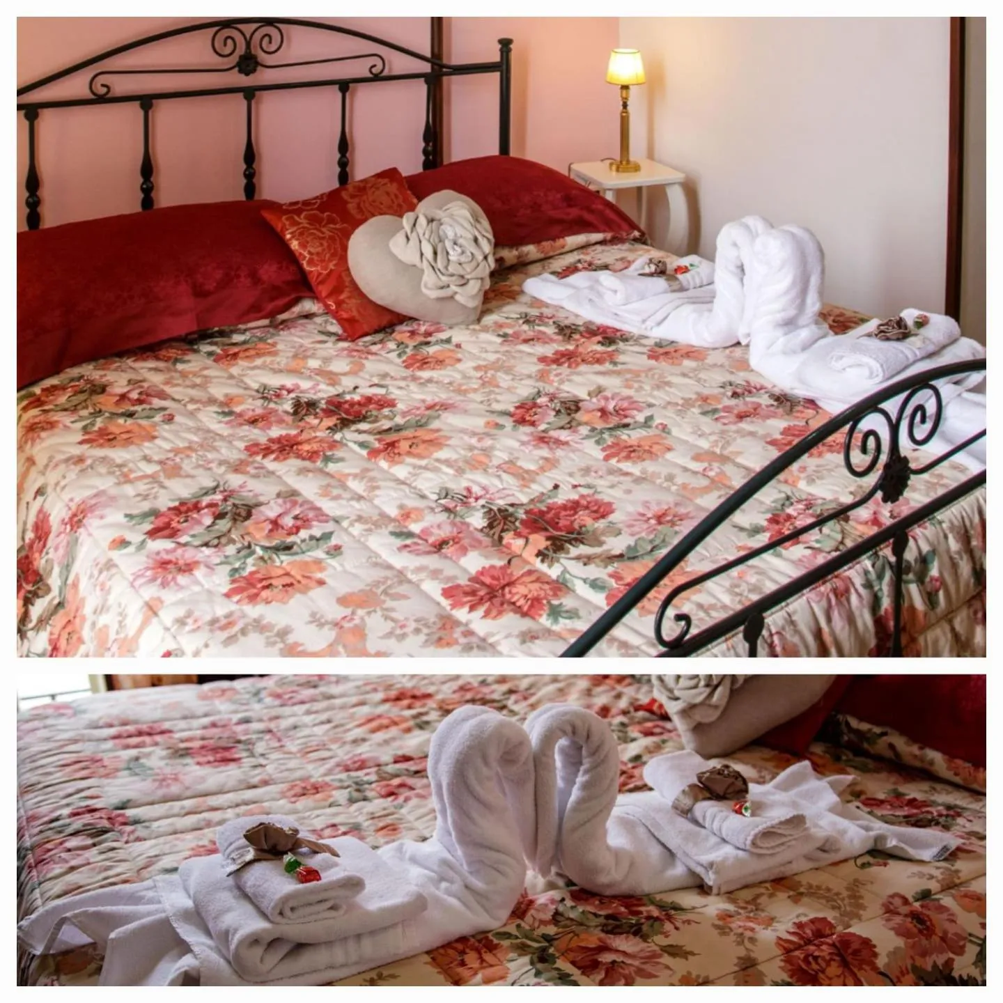 Bed in Parthenope's home