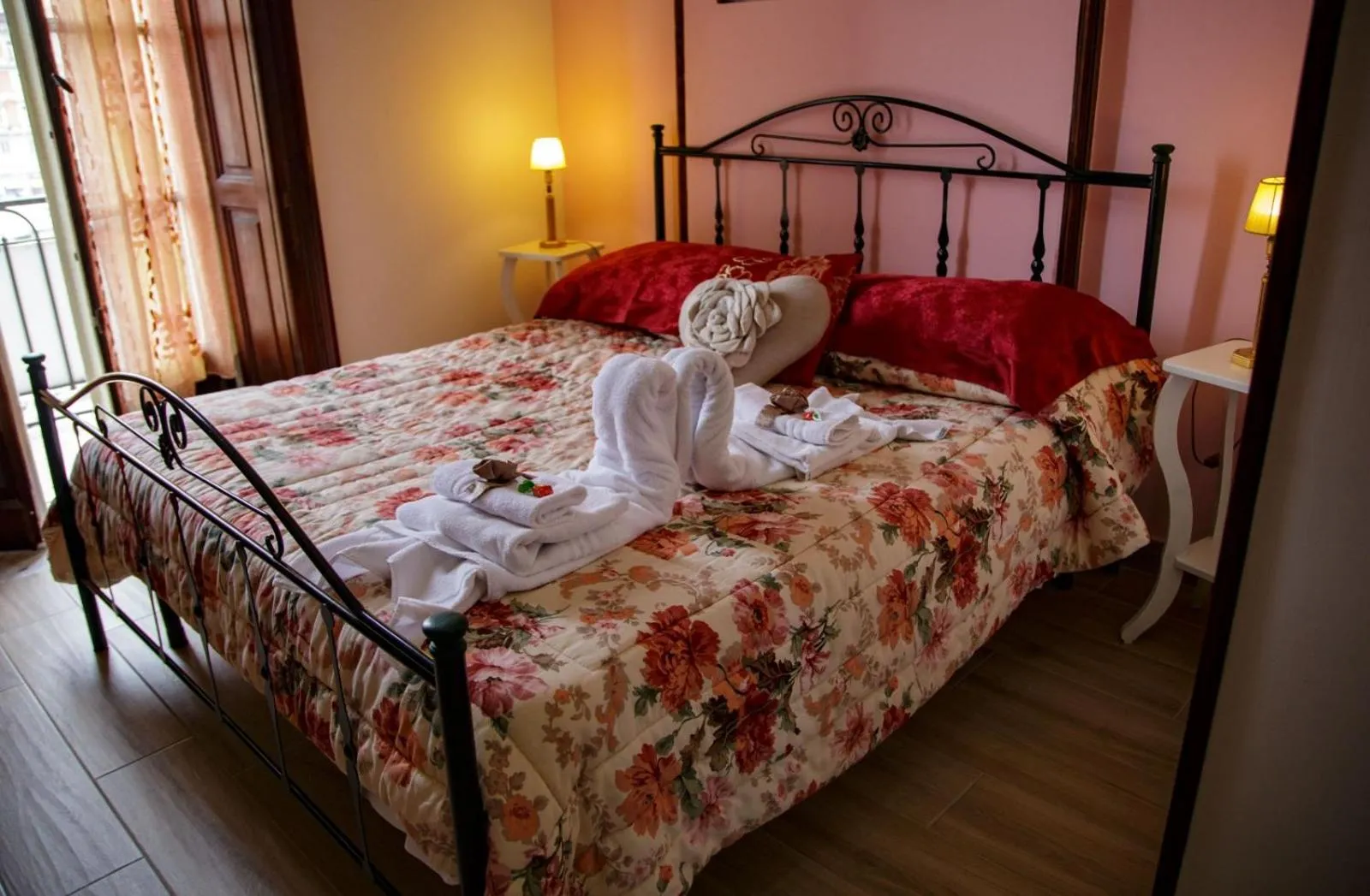 Bed in Parthenope's home