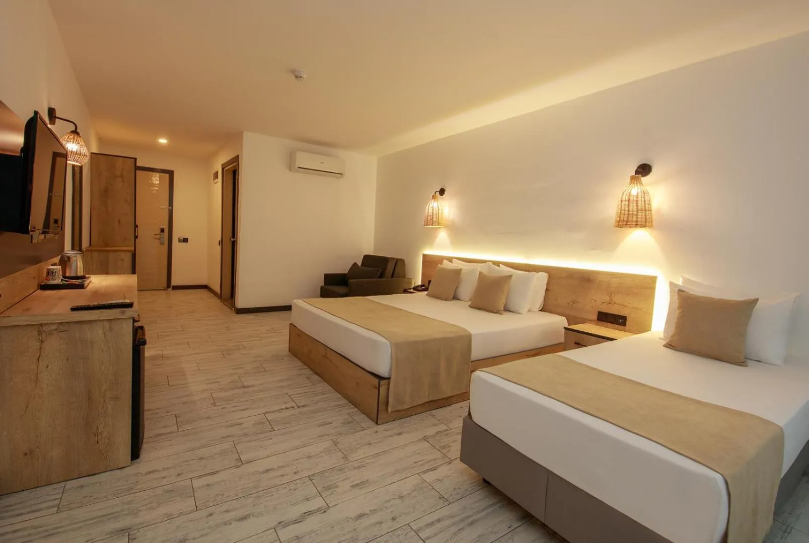 Bed in Hotel Meri All inclusive