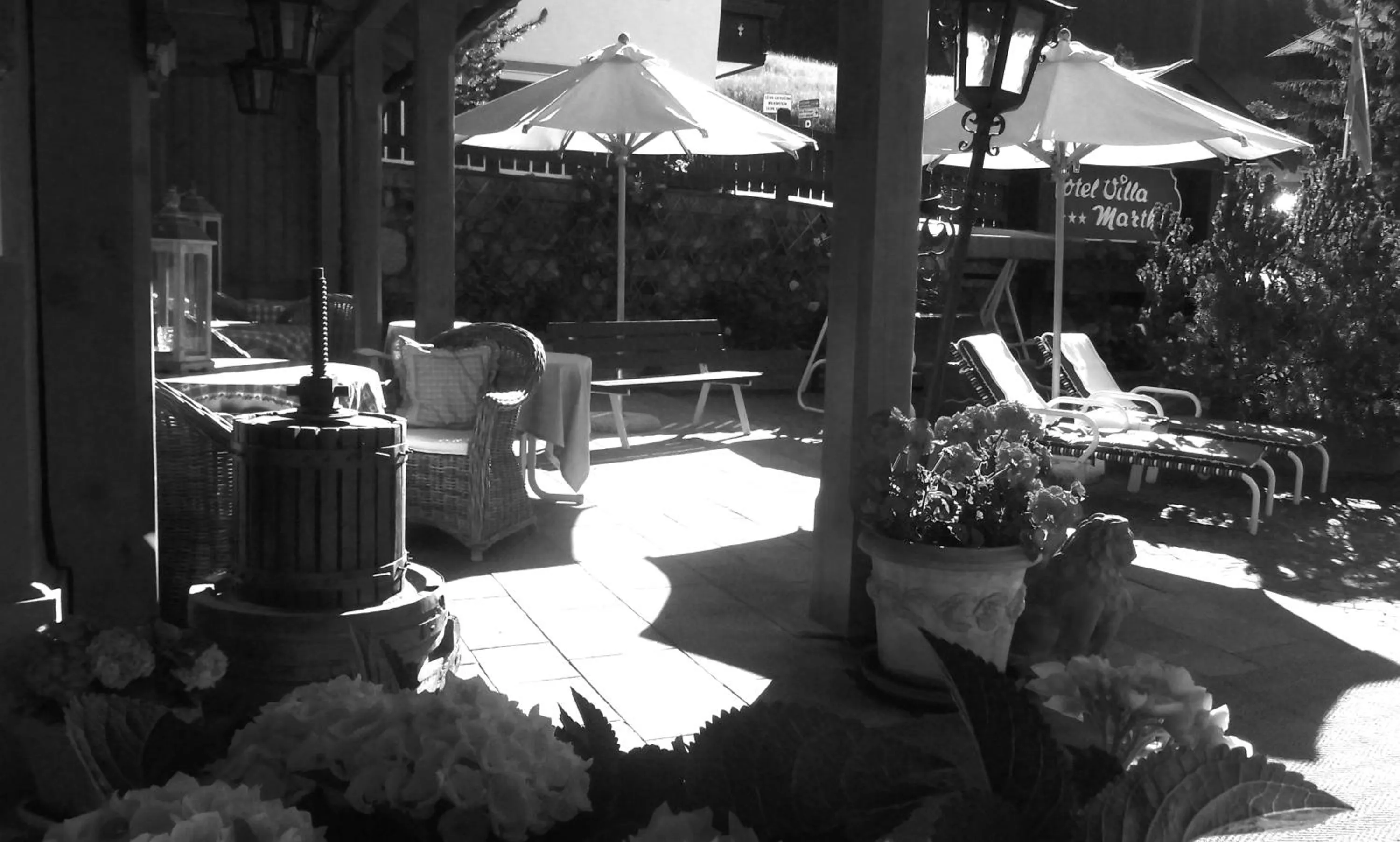 Garden in Villa Martha Vintage Hotel-B&B