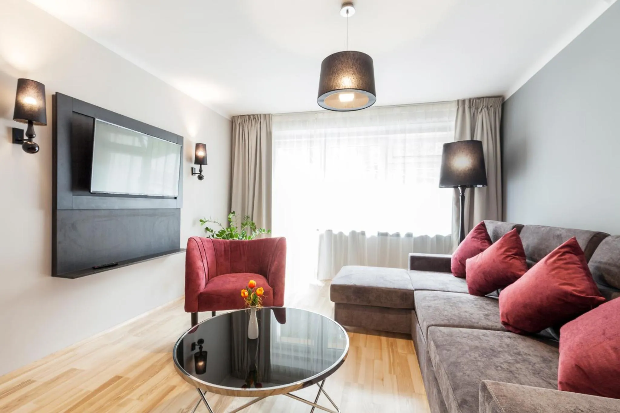 Living room in Apartamenty w Willi Silesia