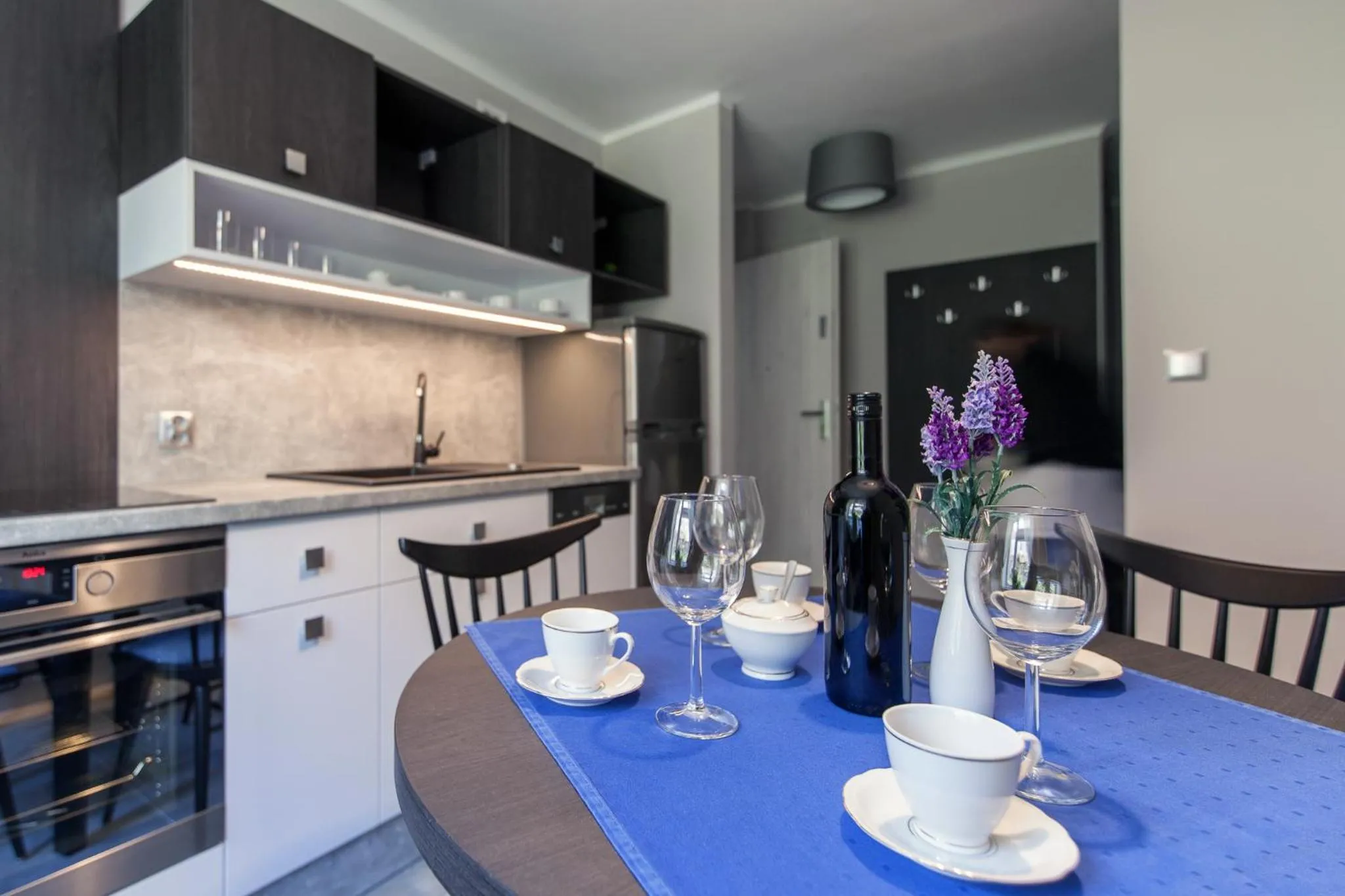 Kitchen or kitchenette in Apartamenty w Willi Silesia