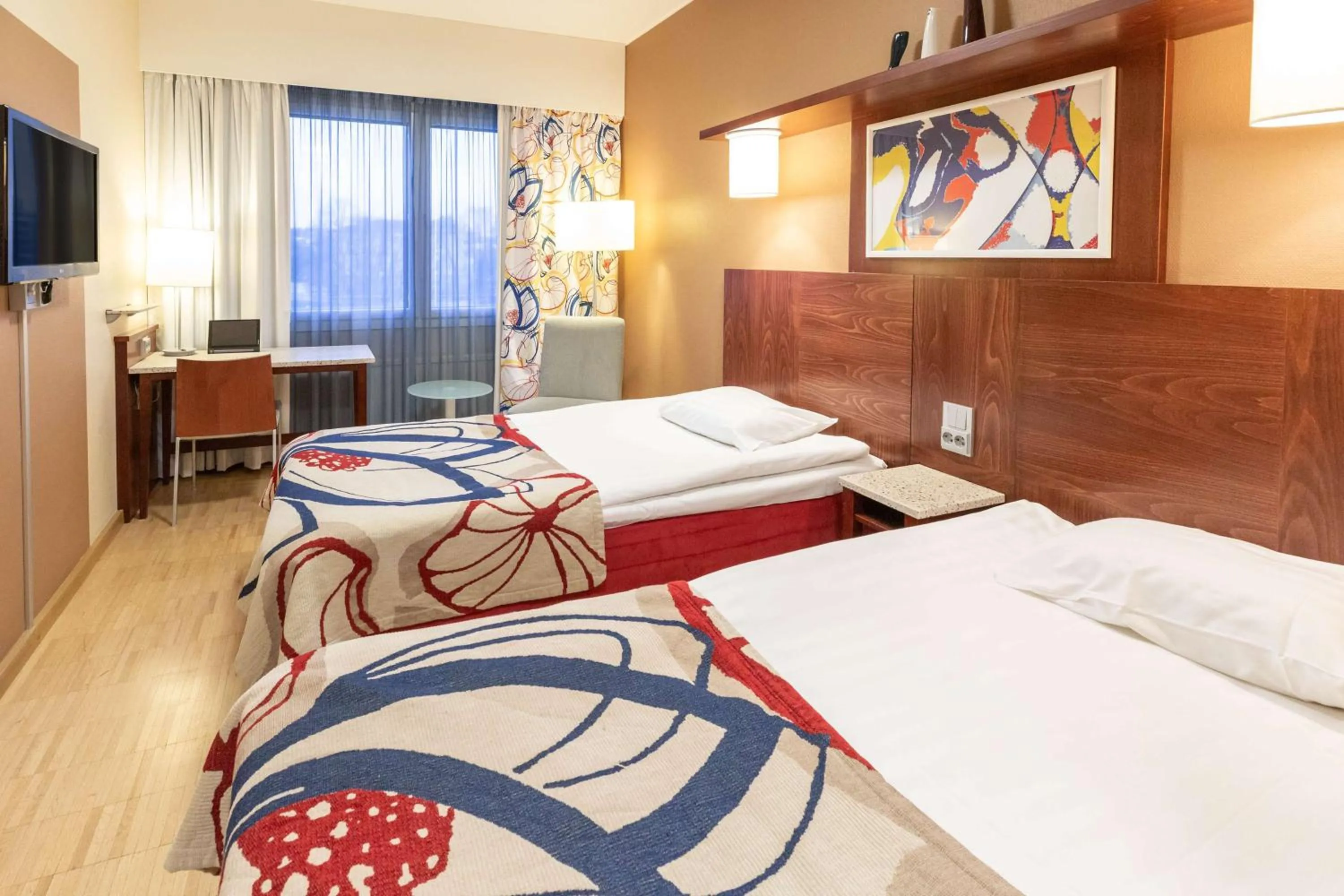 Bedroom, Bed in Scandic Tampere Koskipuisto