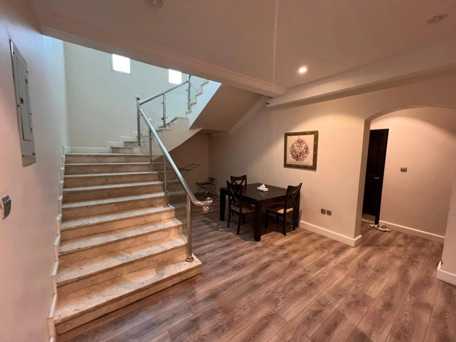 Seating area in Alshaheen Suites