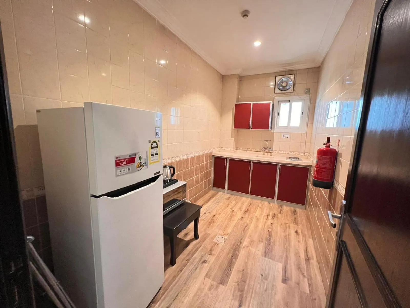 Kitchen or kitchenette in Alshaheen Suites