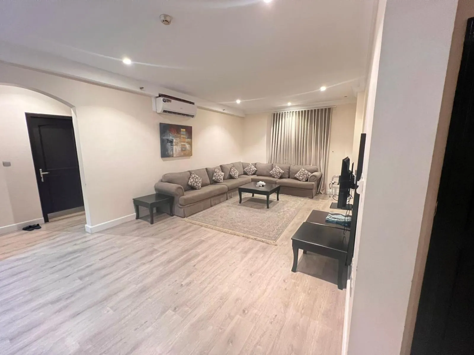 Seating area in Alshaheen Suites