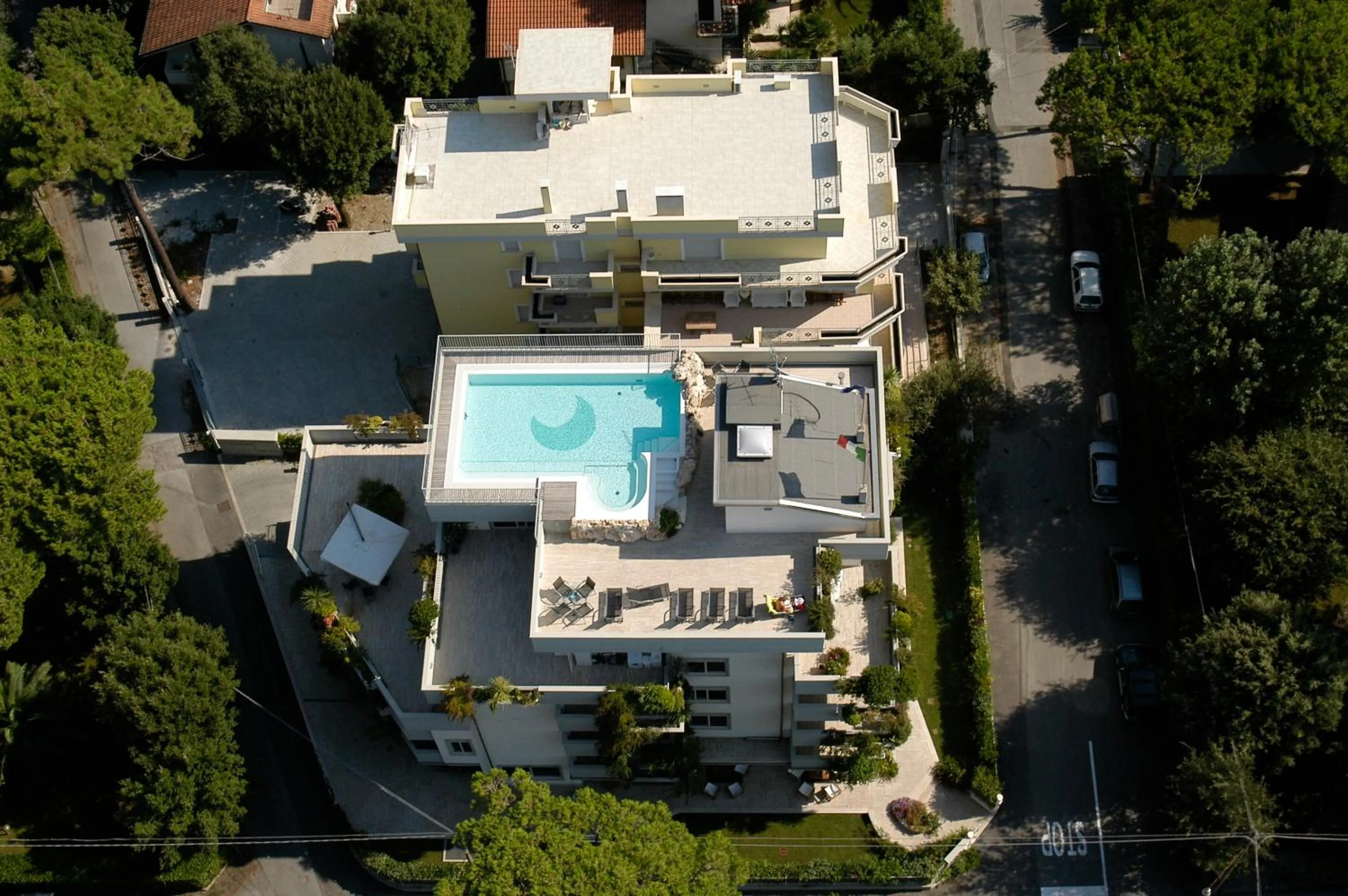 Bird's eye view in Residence Verdeluna