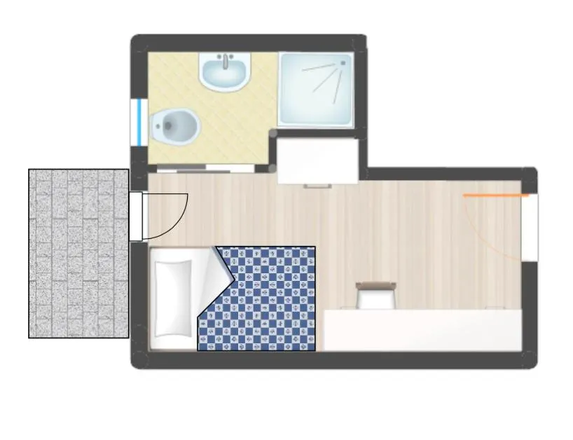 Floor plan in Hotel Toledo