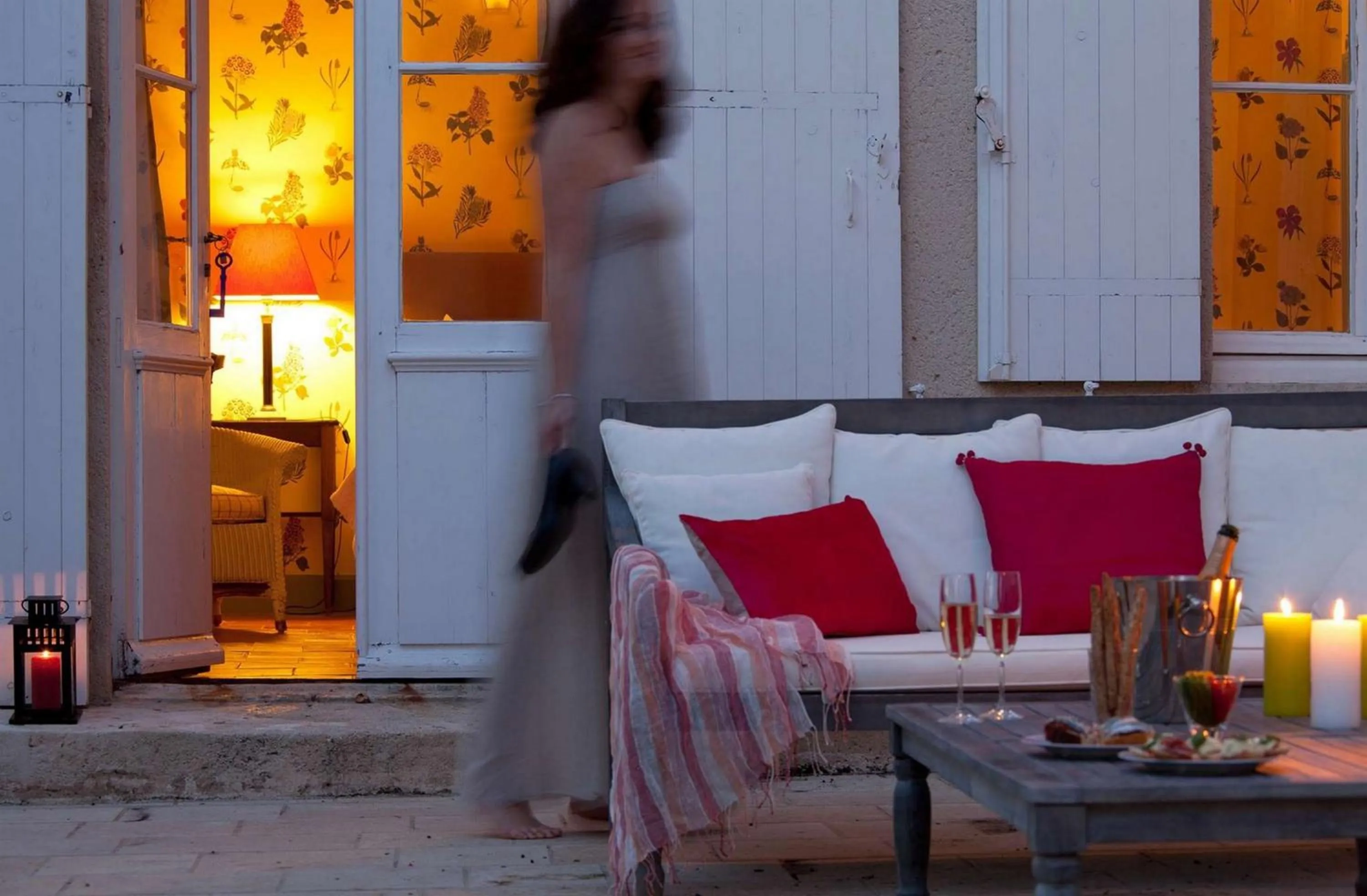 Garden in Château Ormes de Pez