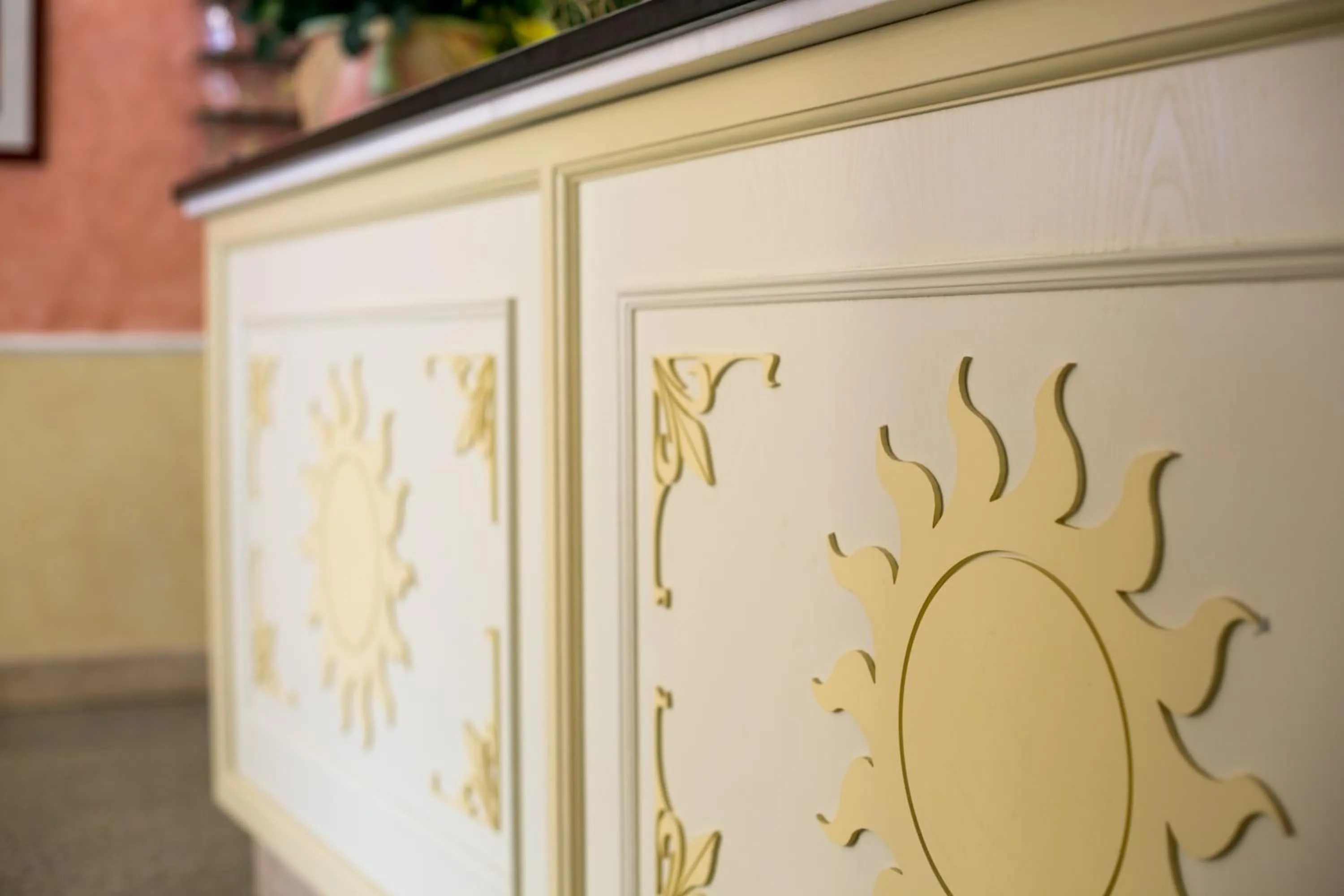 Decorative detail in Hotel Le Soleil
