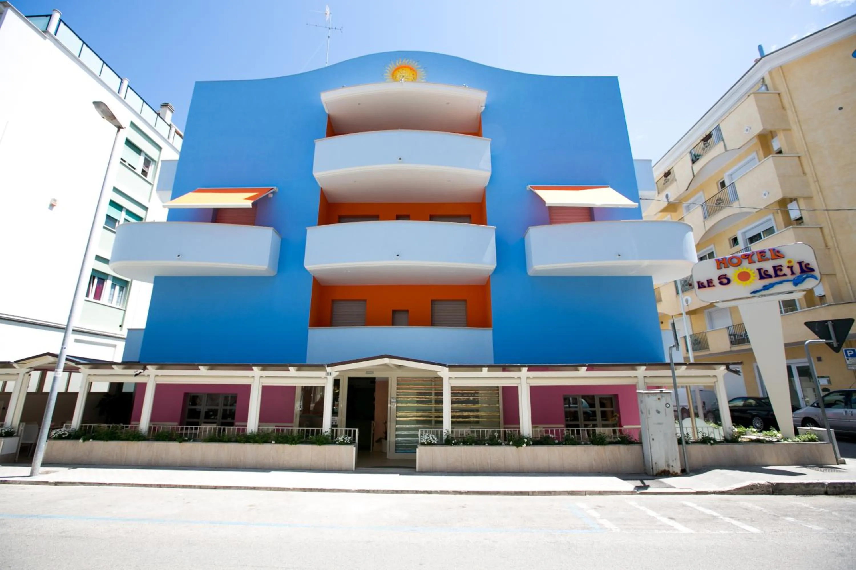 Property building in Hotel Le Soleil