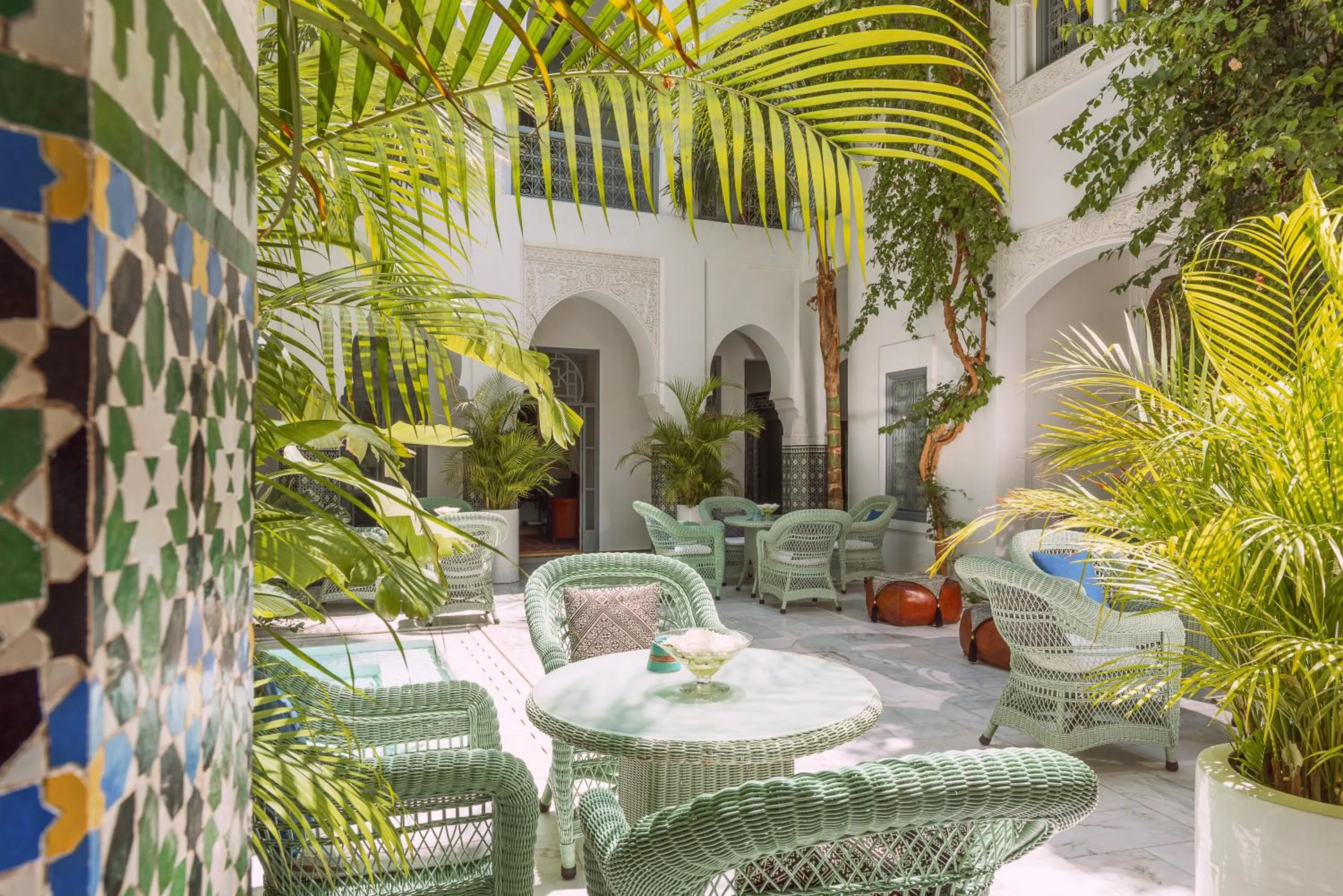 Patio in Riad Idra