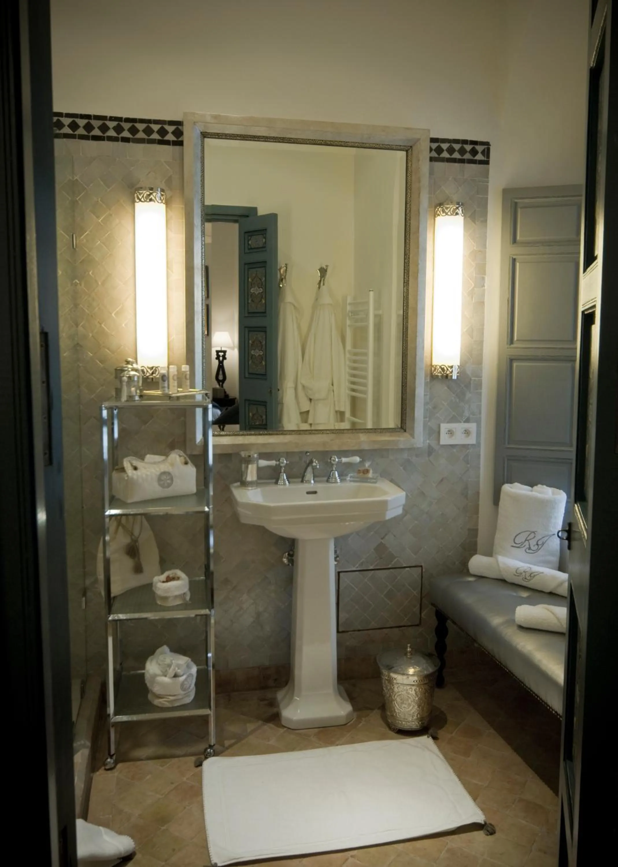 Bathroom in Riad Idra