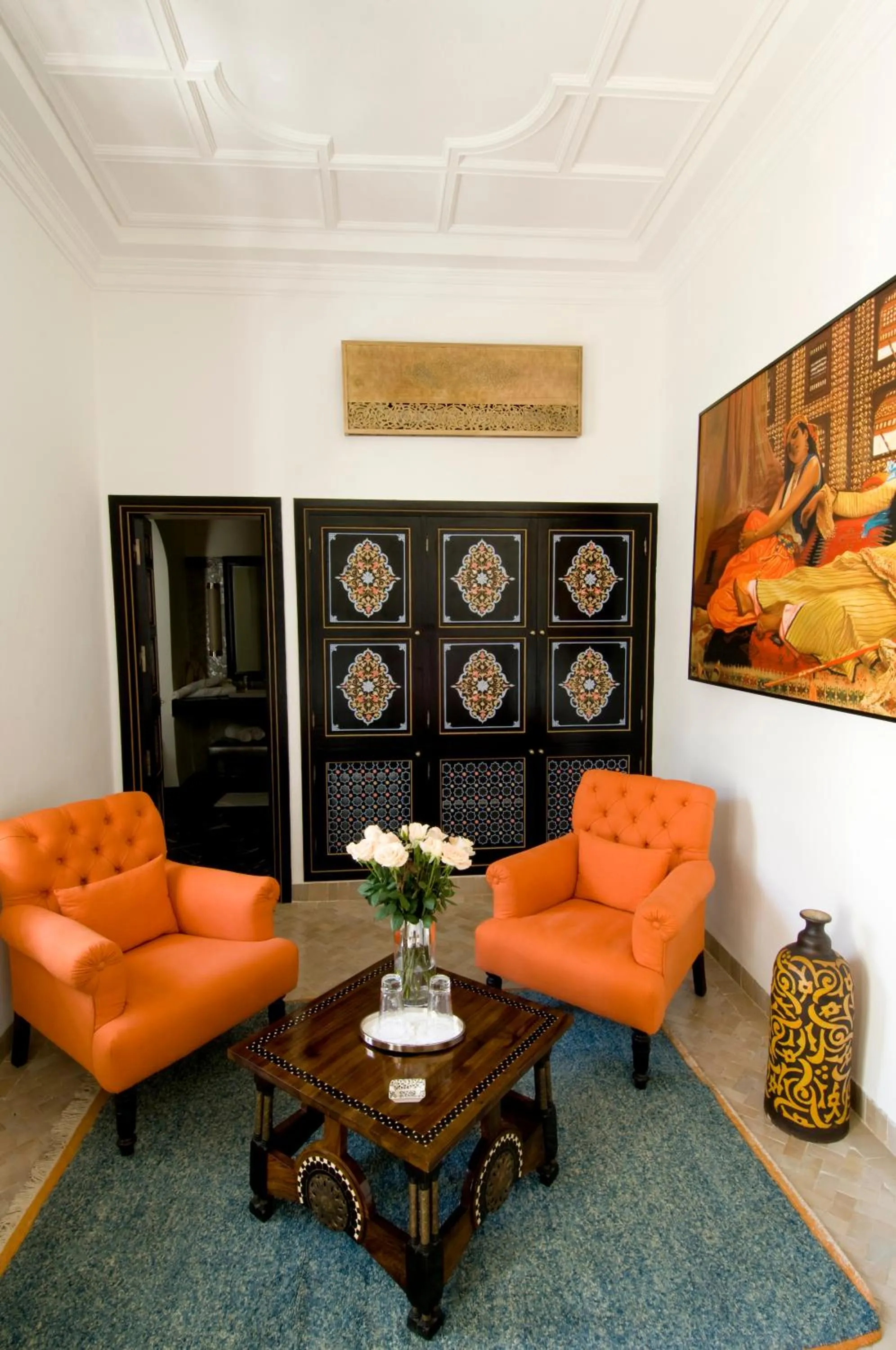 Seating area in Riad Idra