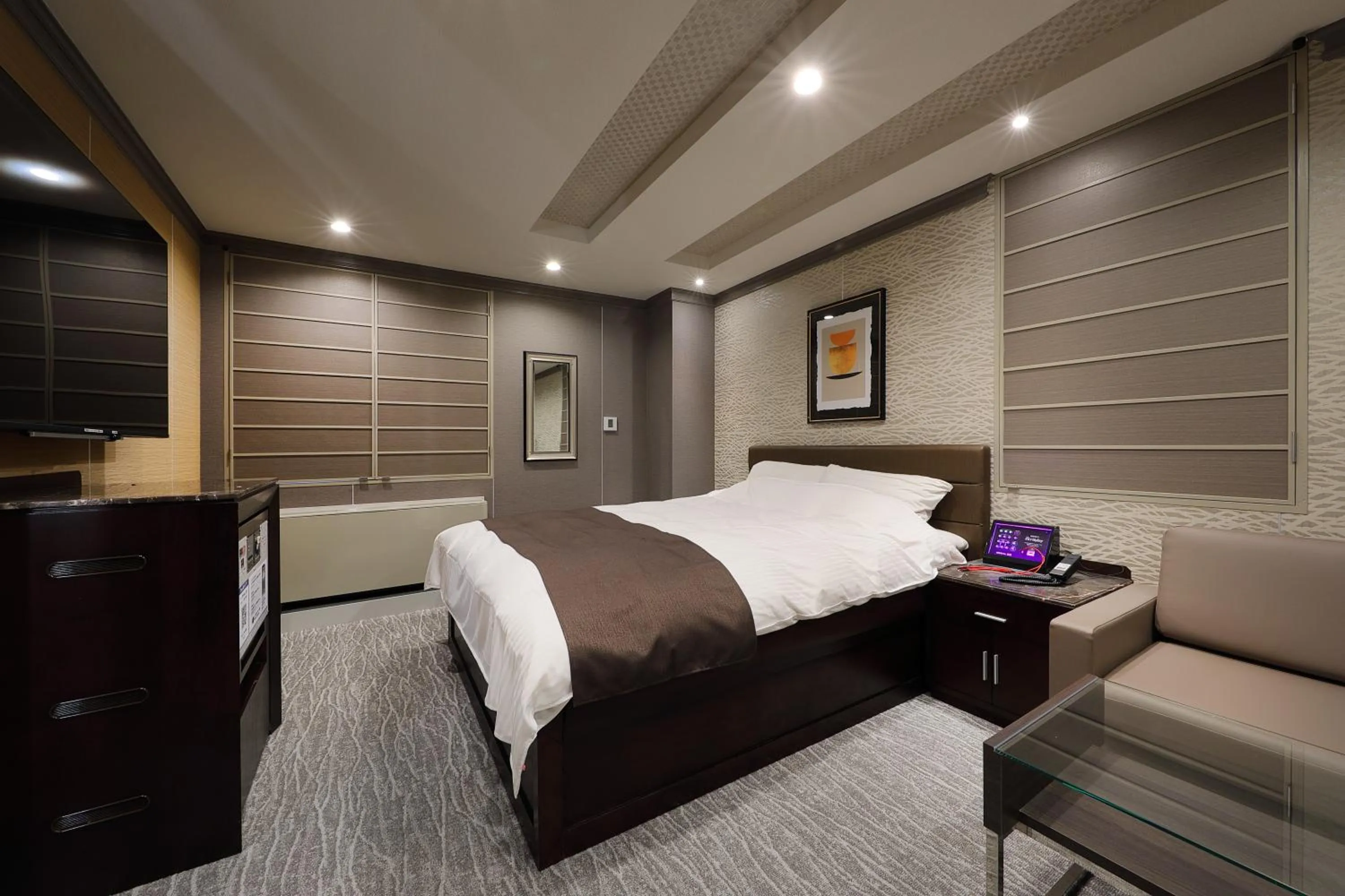 Bed in ホテルバースデー岐阜西店 HOTEL Birthday GifuWest