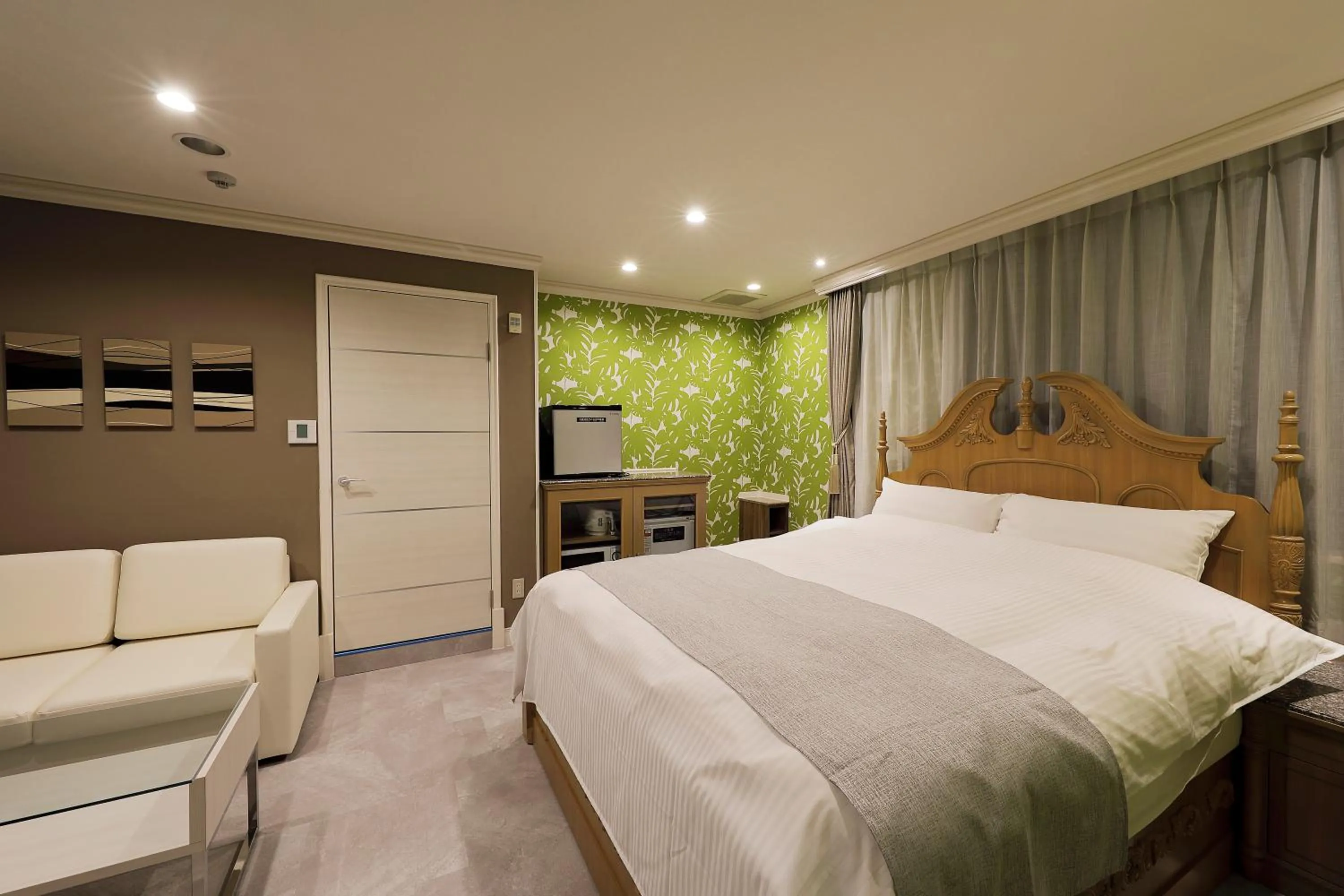 Bed in ホテルバースデー岐阜西店 HOTEL Birthday GifuWest