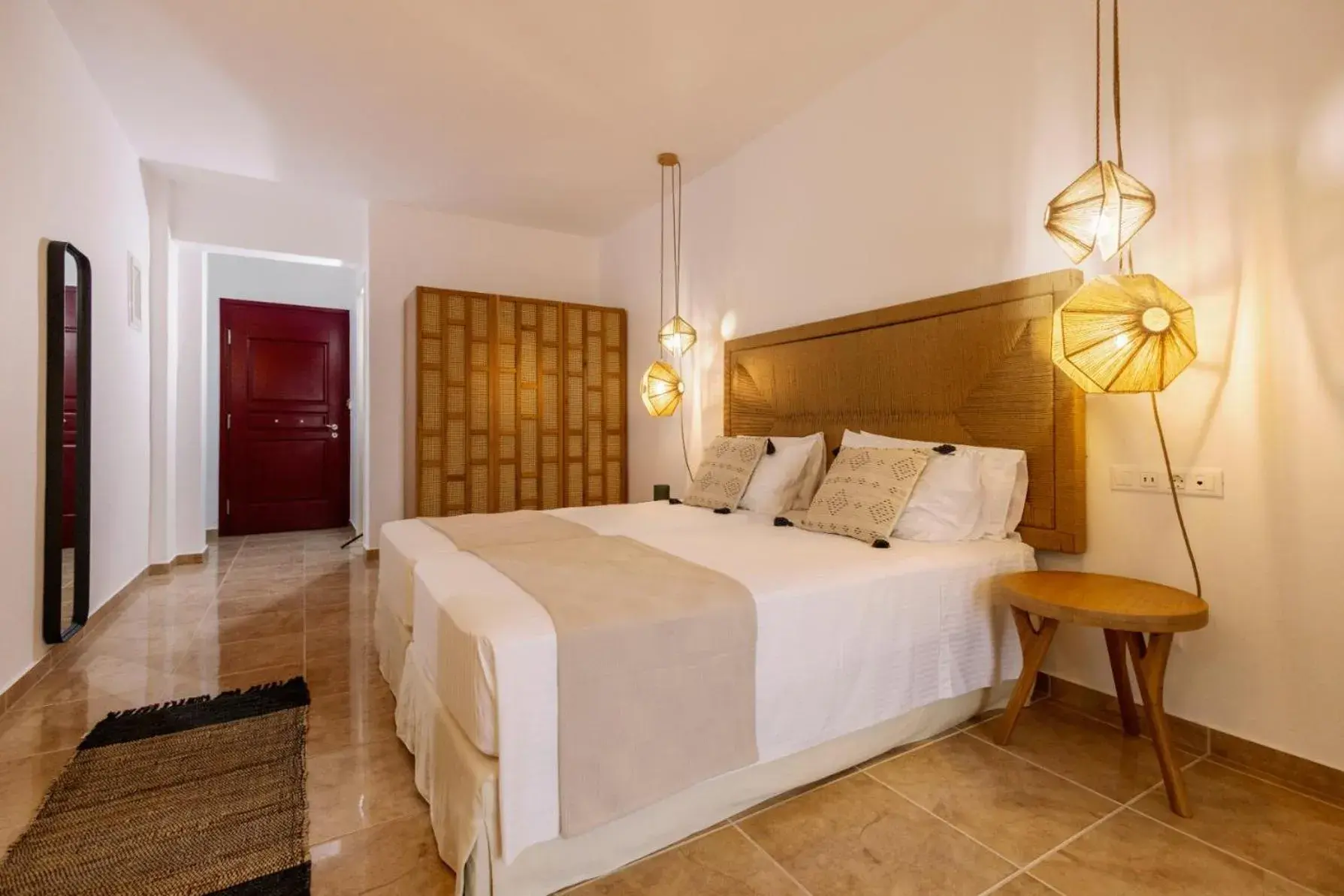 Bed in Ariadne Hotel Bed in Ariadne Hotel