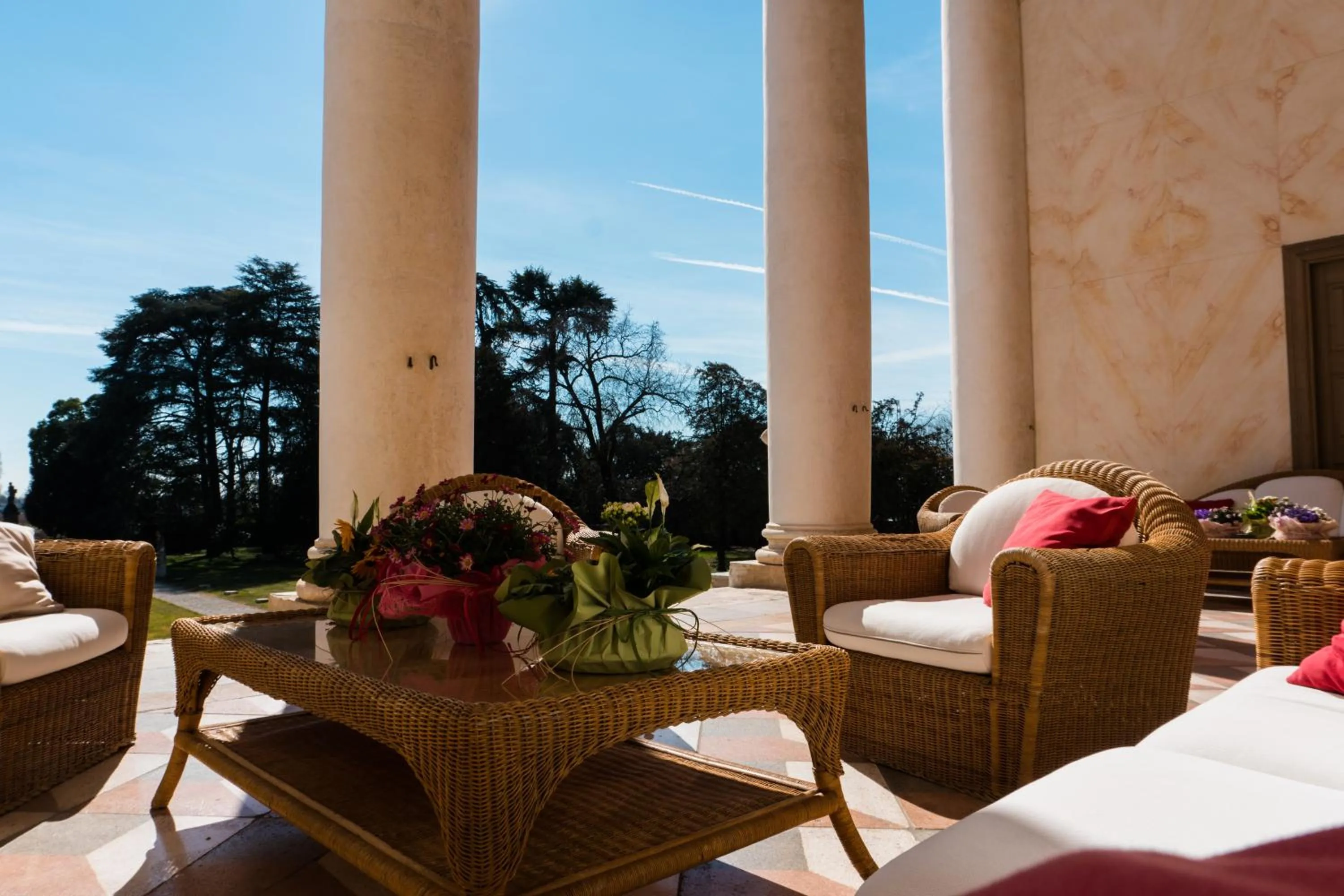 Patio in Hotel Villa Cornér Della Regina