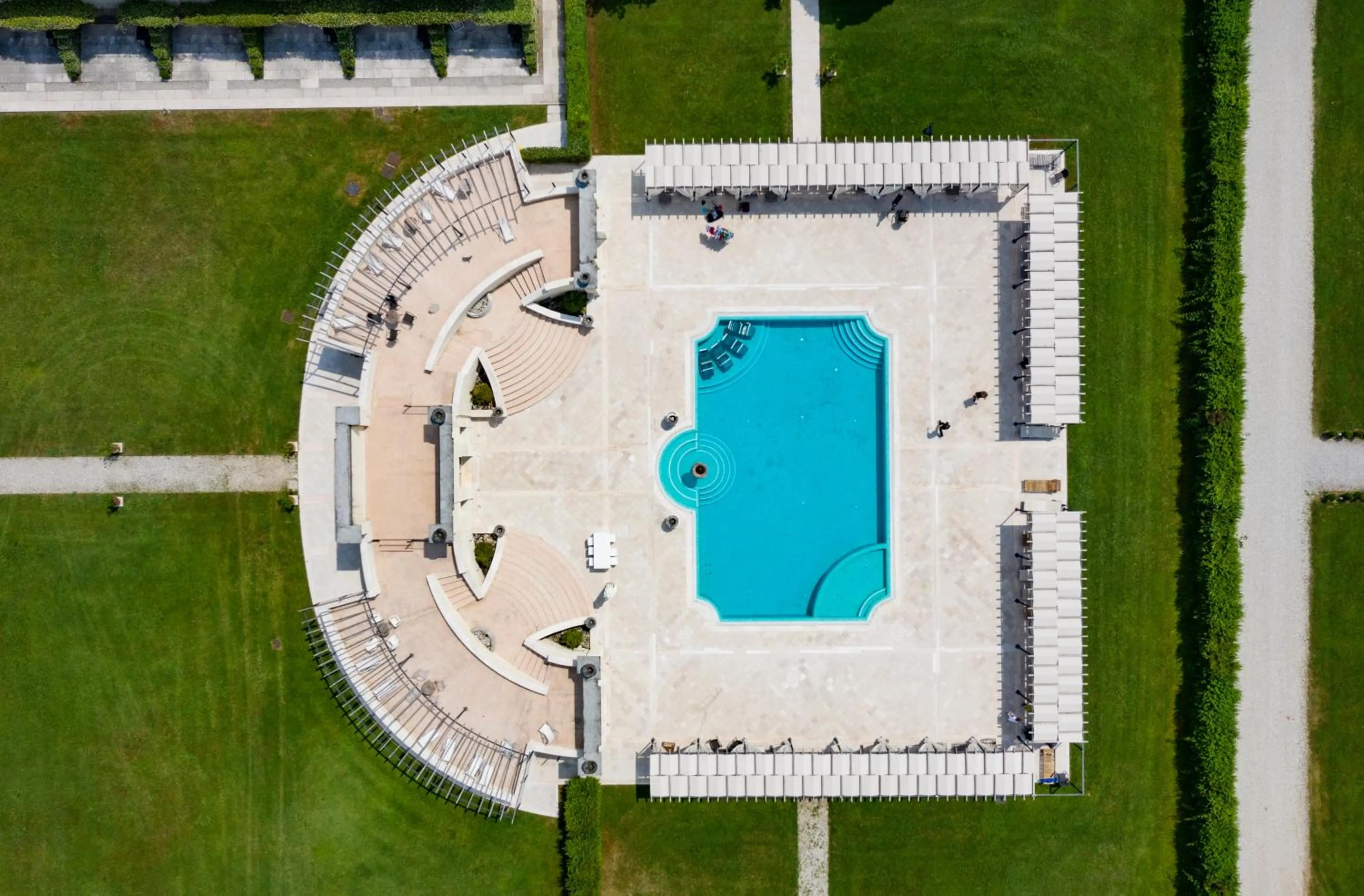 Patio in Hotel Villa Cornér Della Regina
