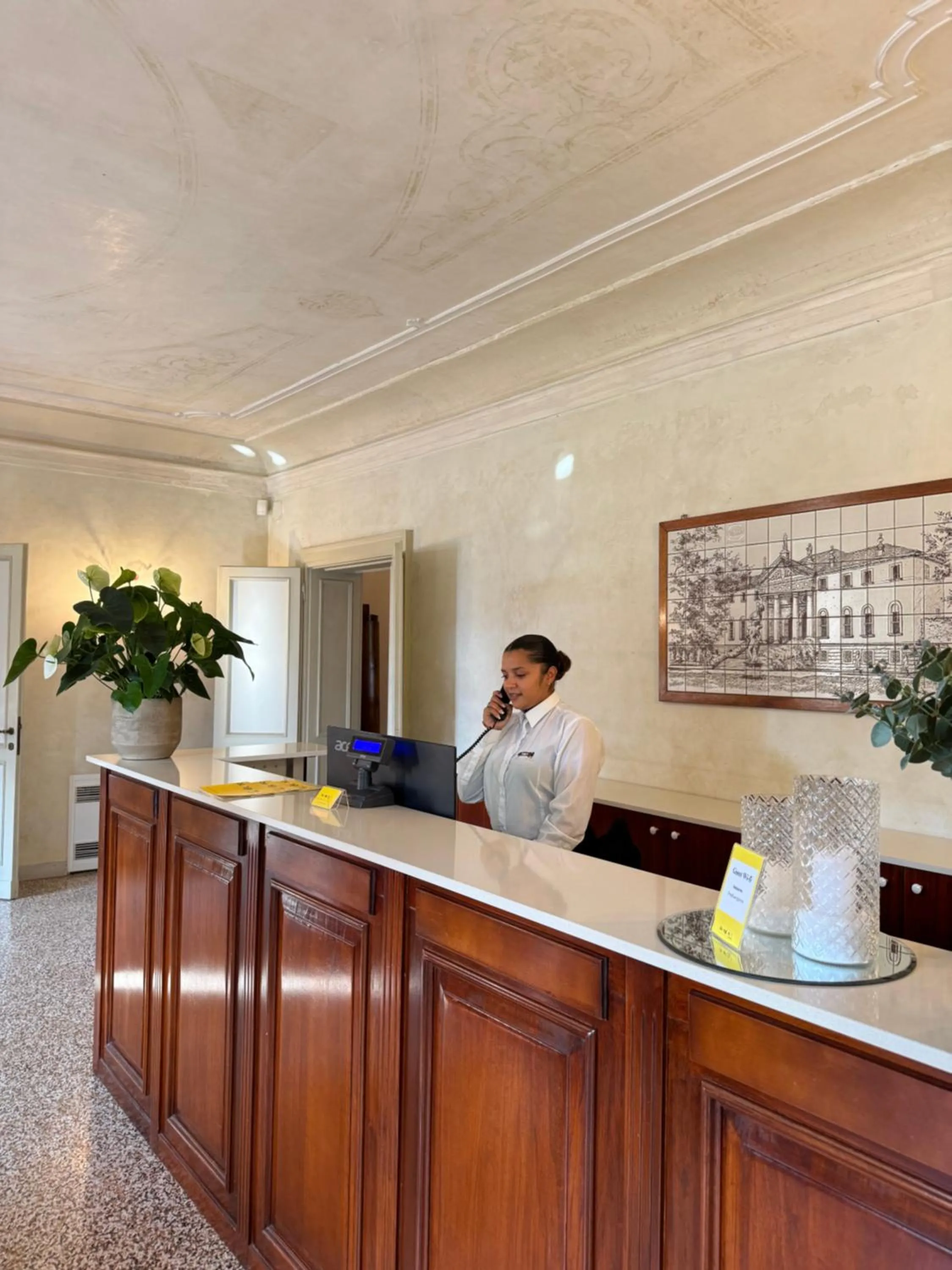 Lobby or reception in Hotel Villa Cornér Della Regina