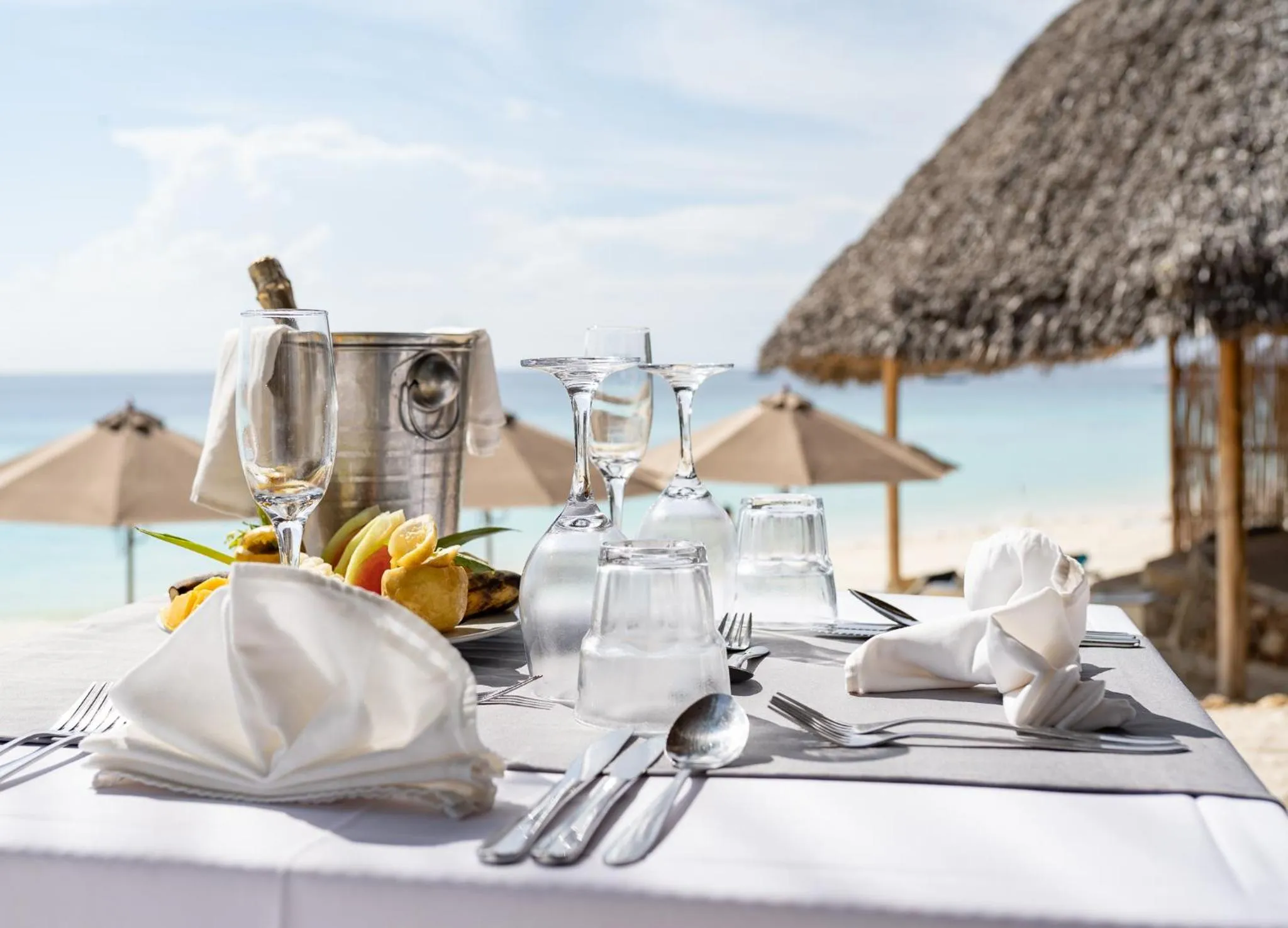 Restaurant/places to eat in My Blue Hotel Zanzibar