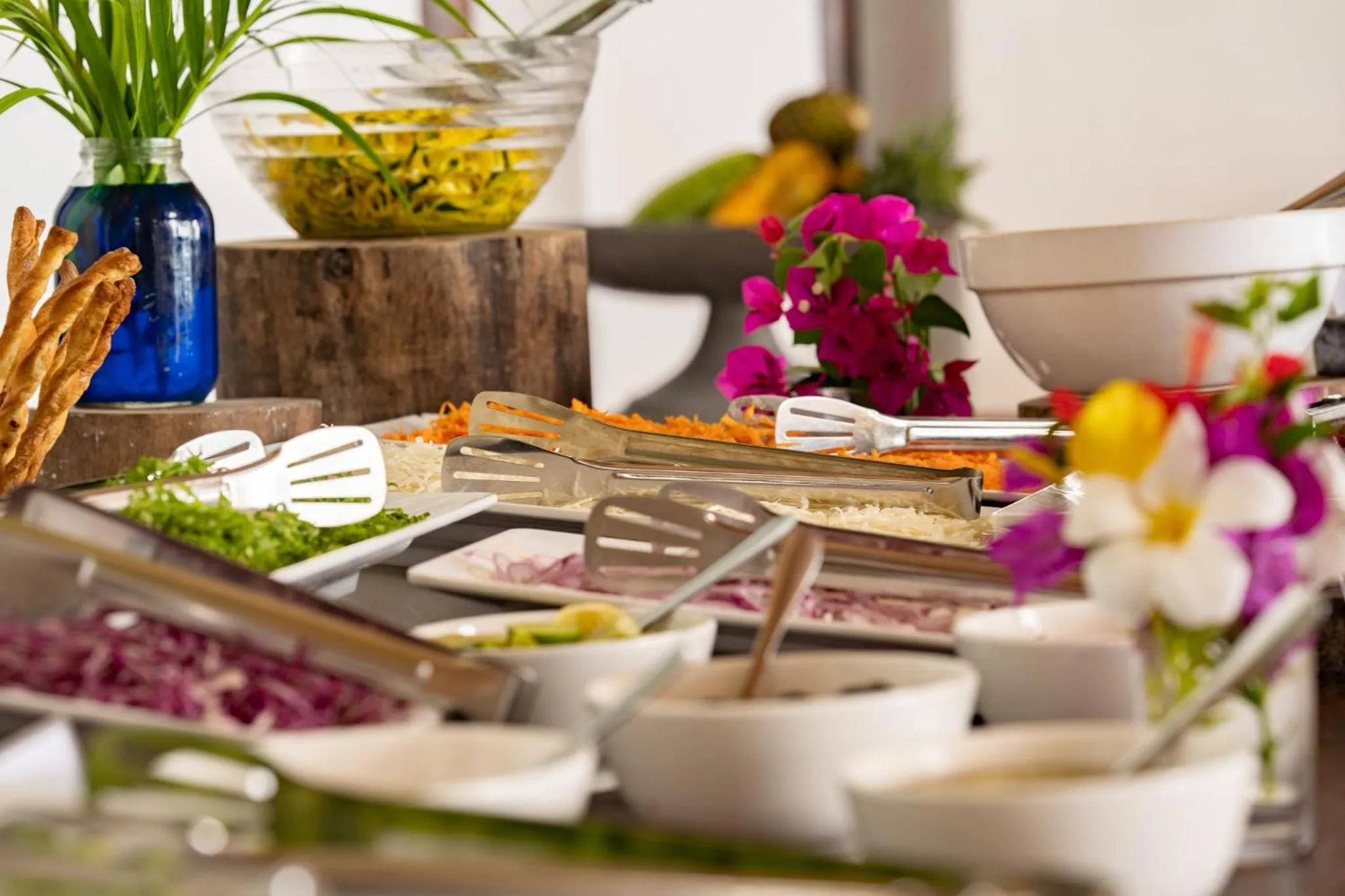 Food in My Blue Hotel Zanzibar