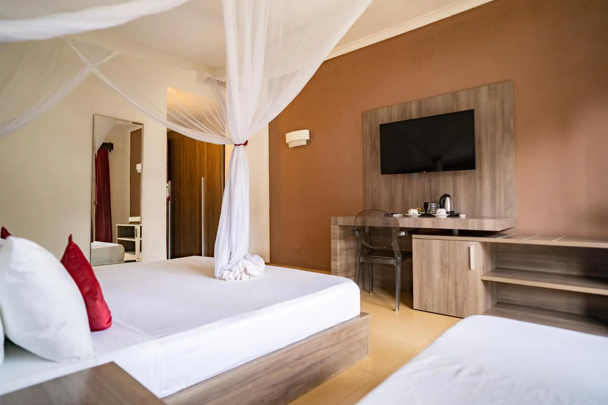 Bedroom in My Blue Hotel Zanzibar