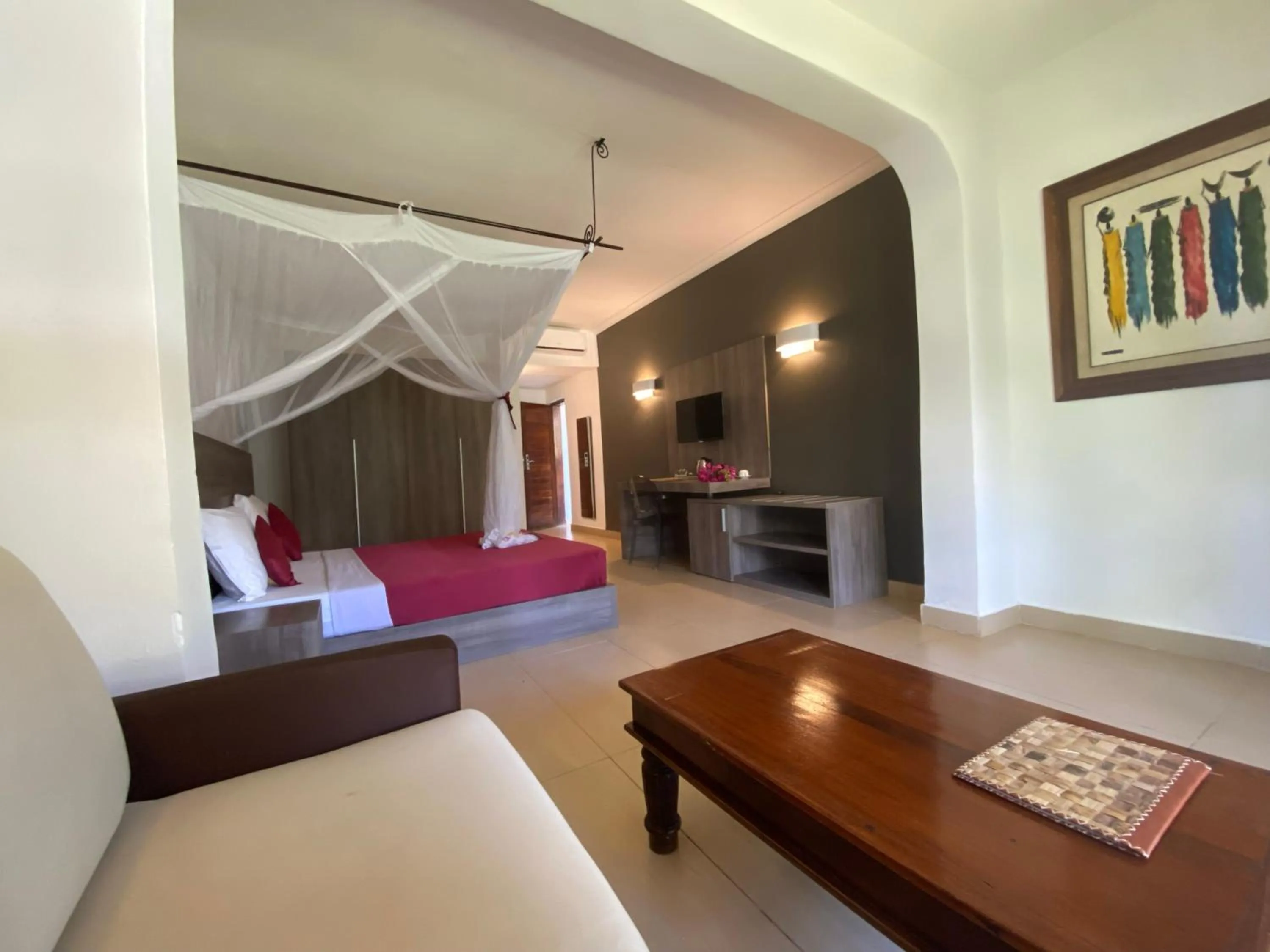 Living room in My Blue Hotel Zanzibar