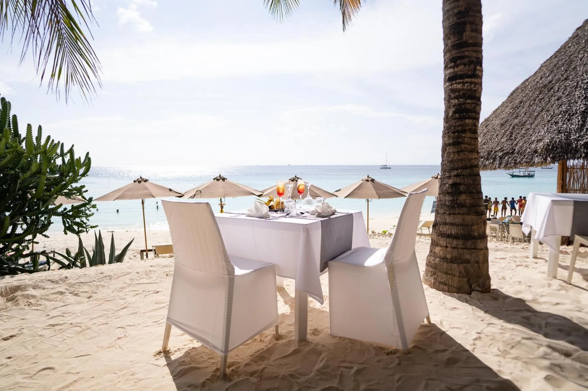 Restaurant/places to eat in My Blue Hotel Zanzibar