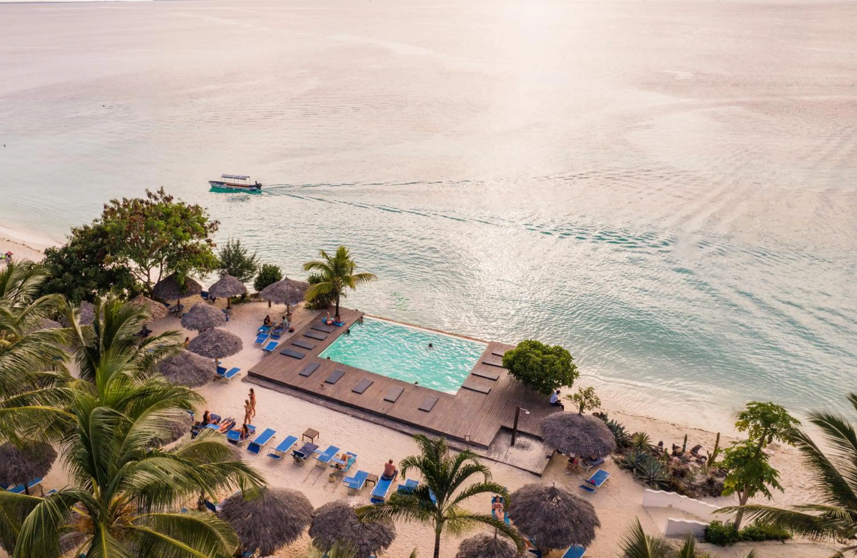 Bird's eye view in My Blue Hotel Zanzibar