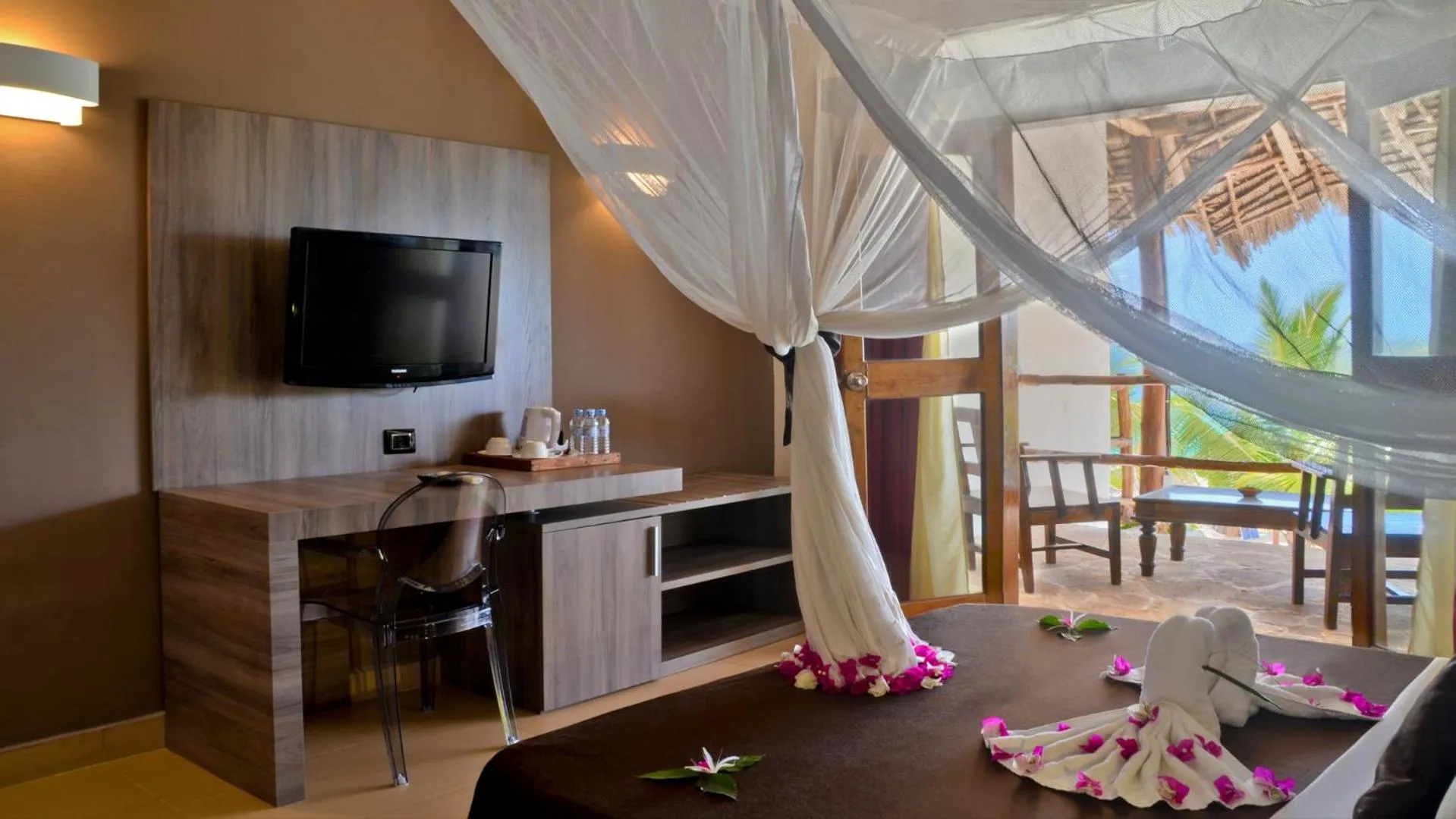 Living room in My Blue Hotel Zanzibar