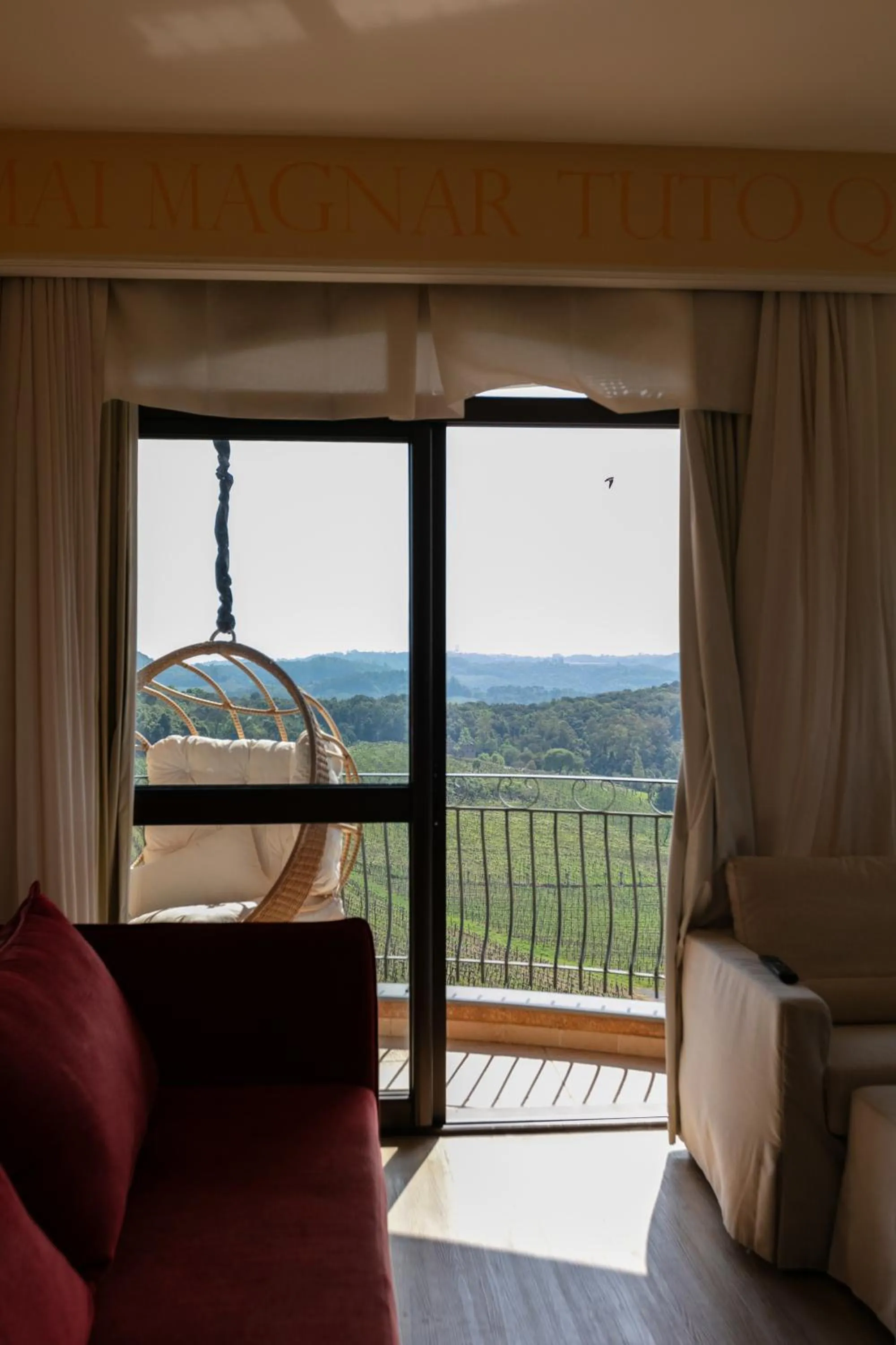 Living room in Spa do Vinho Condomínio Vitivinícola