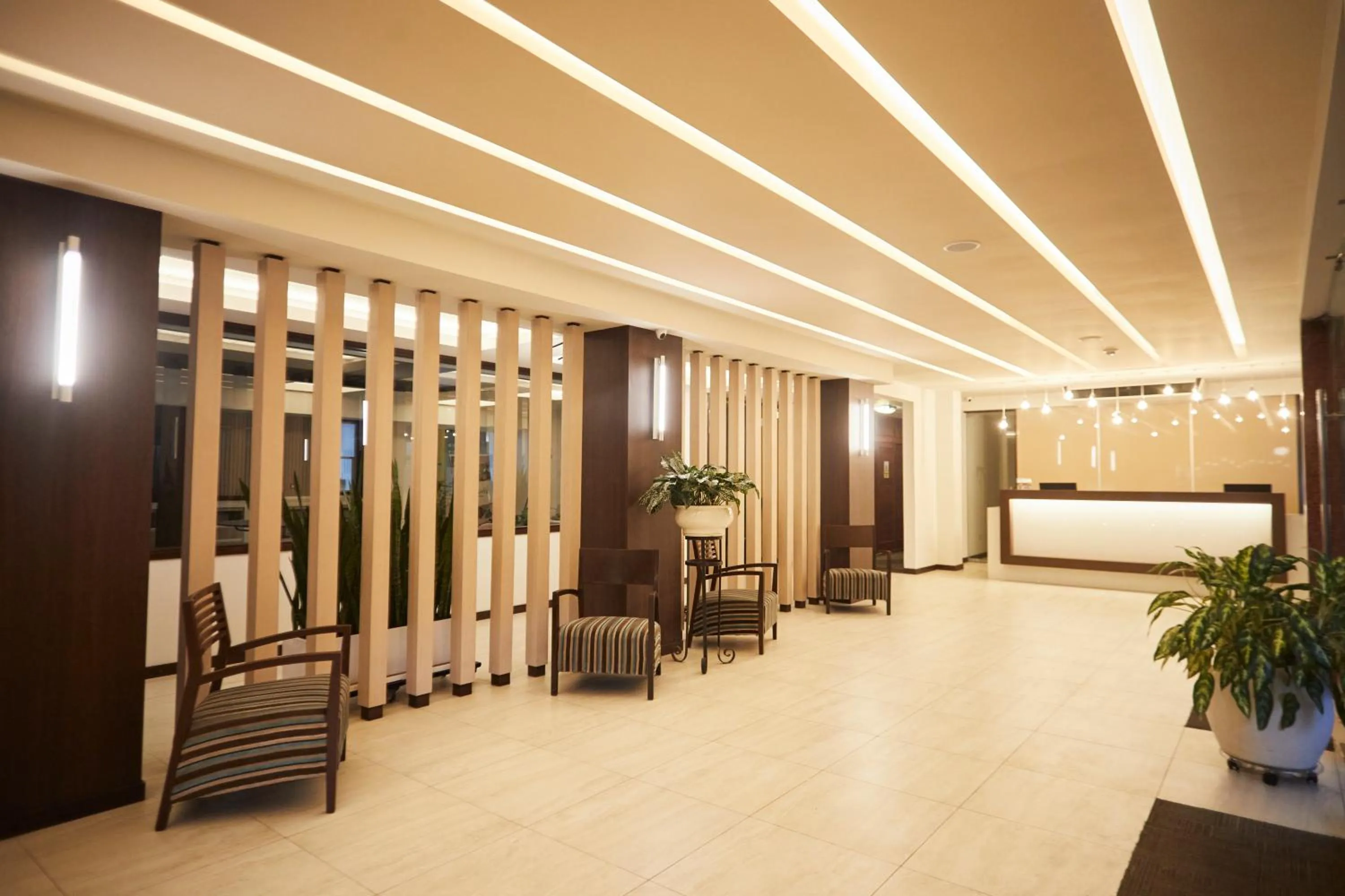 Lobby or reception in Victoria Regia Hotel