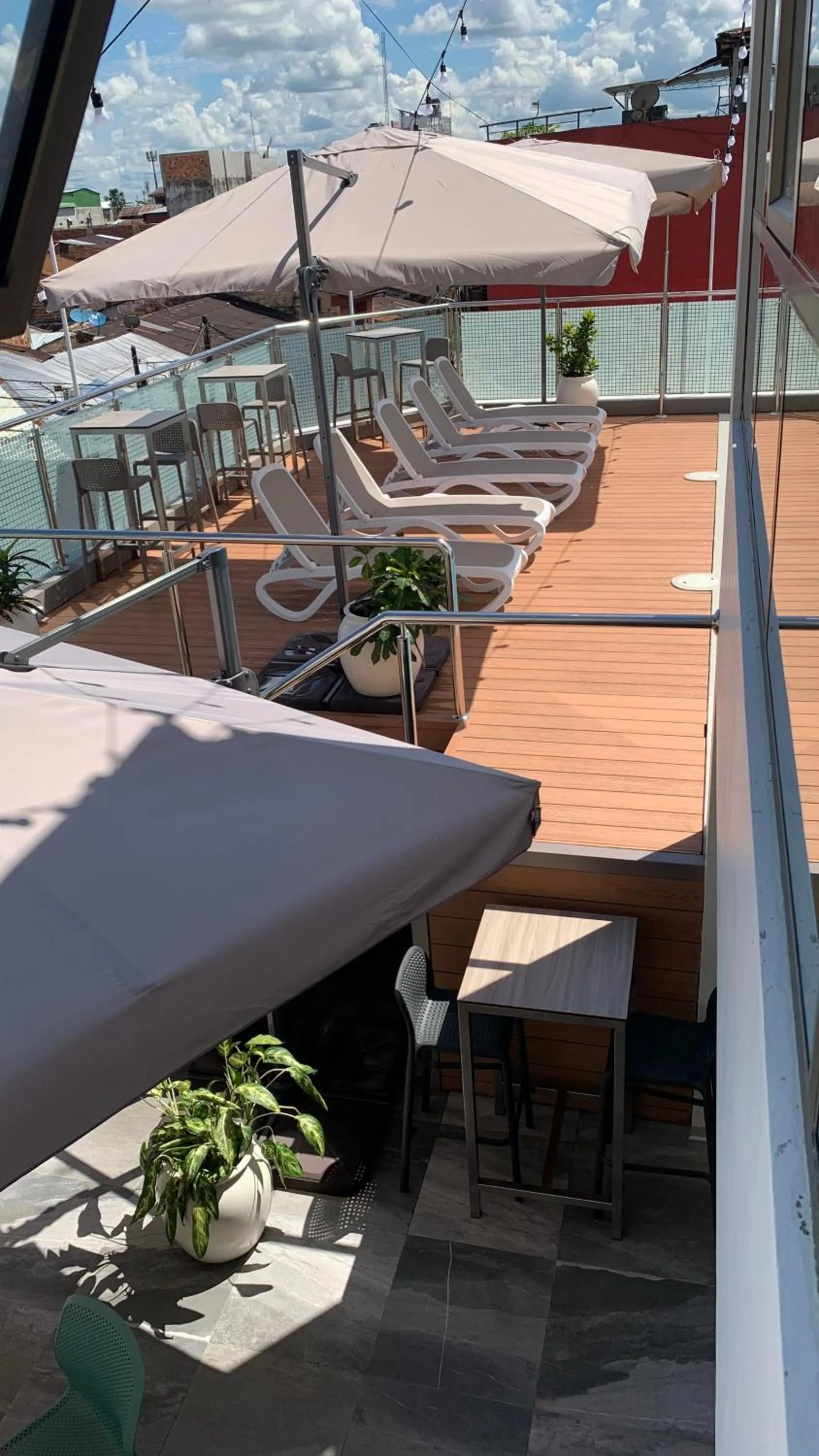 Patio in Victoria Regia Hotel