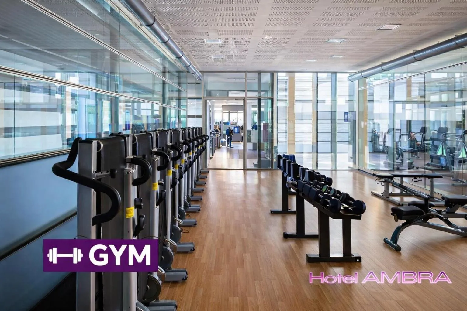 Fitness centre/facilities in HOTEL AMBRA - Fronte Mare - Vicinissimi al Centro