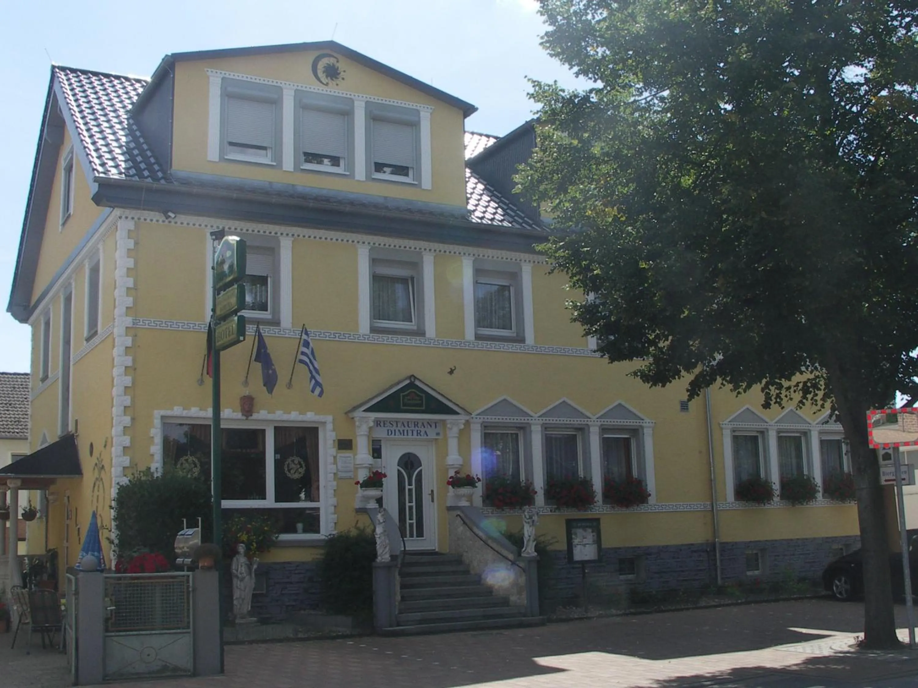 Facade/entrance in Restaurant-Hotel Dimitra