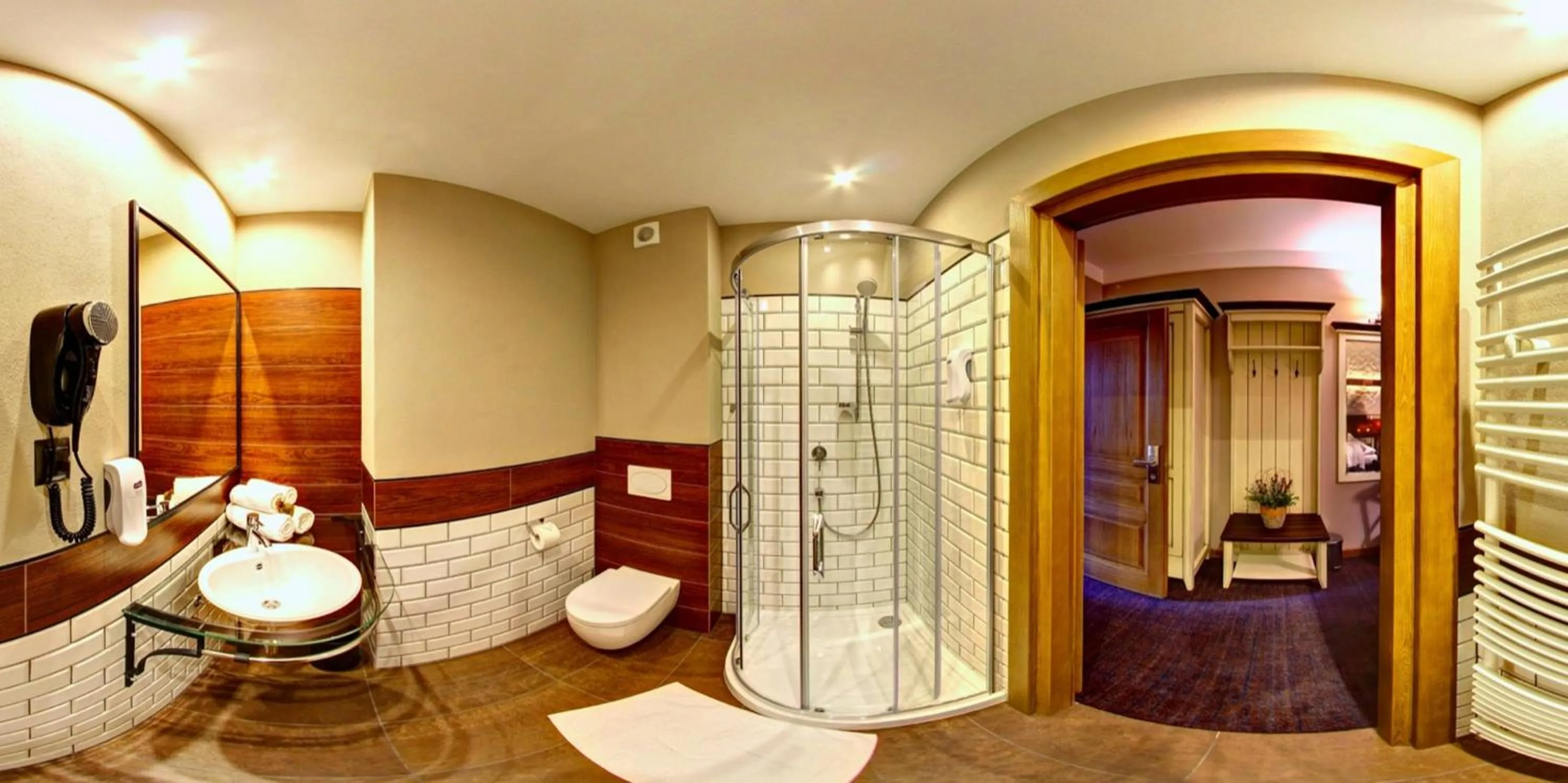 Shower in Folwark Łękuk