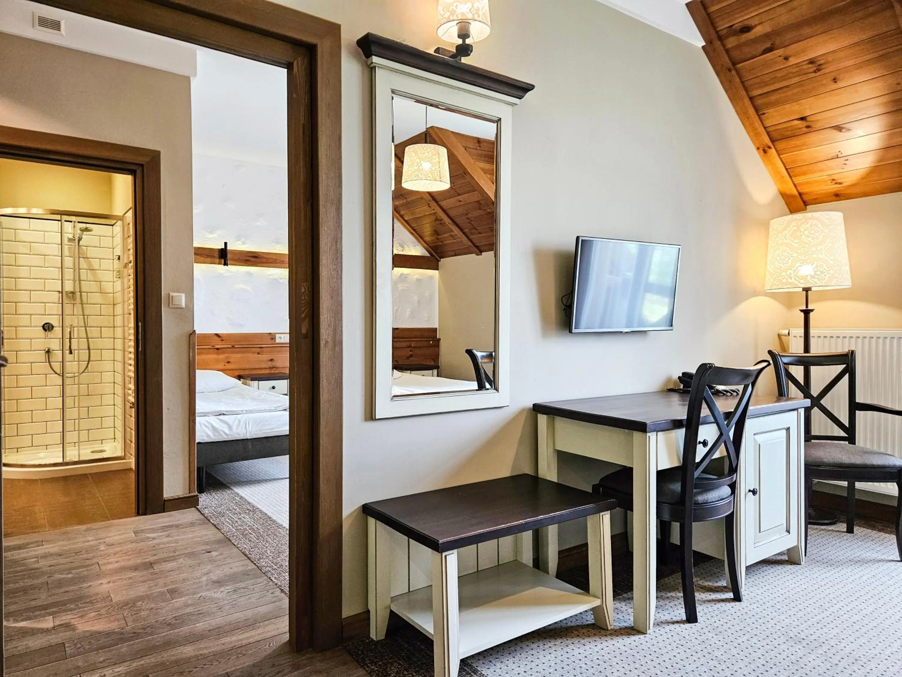 Bedroom, Bed in Folwark Łękuk