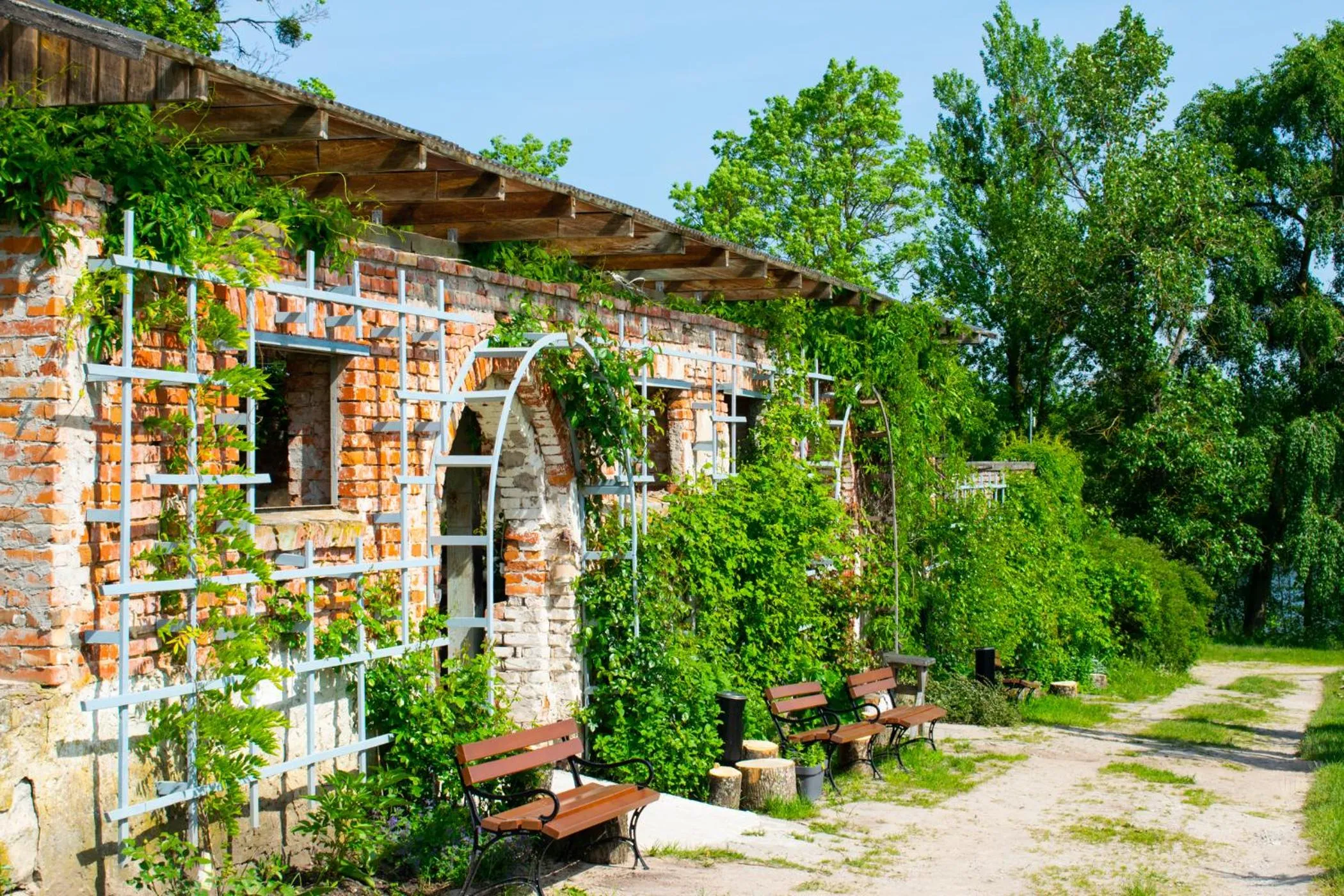 Garden in Folwark Łękuk