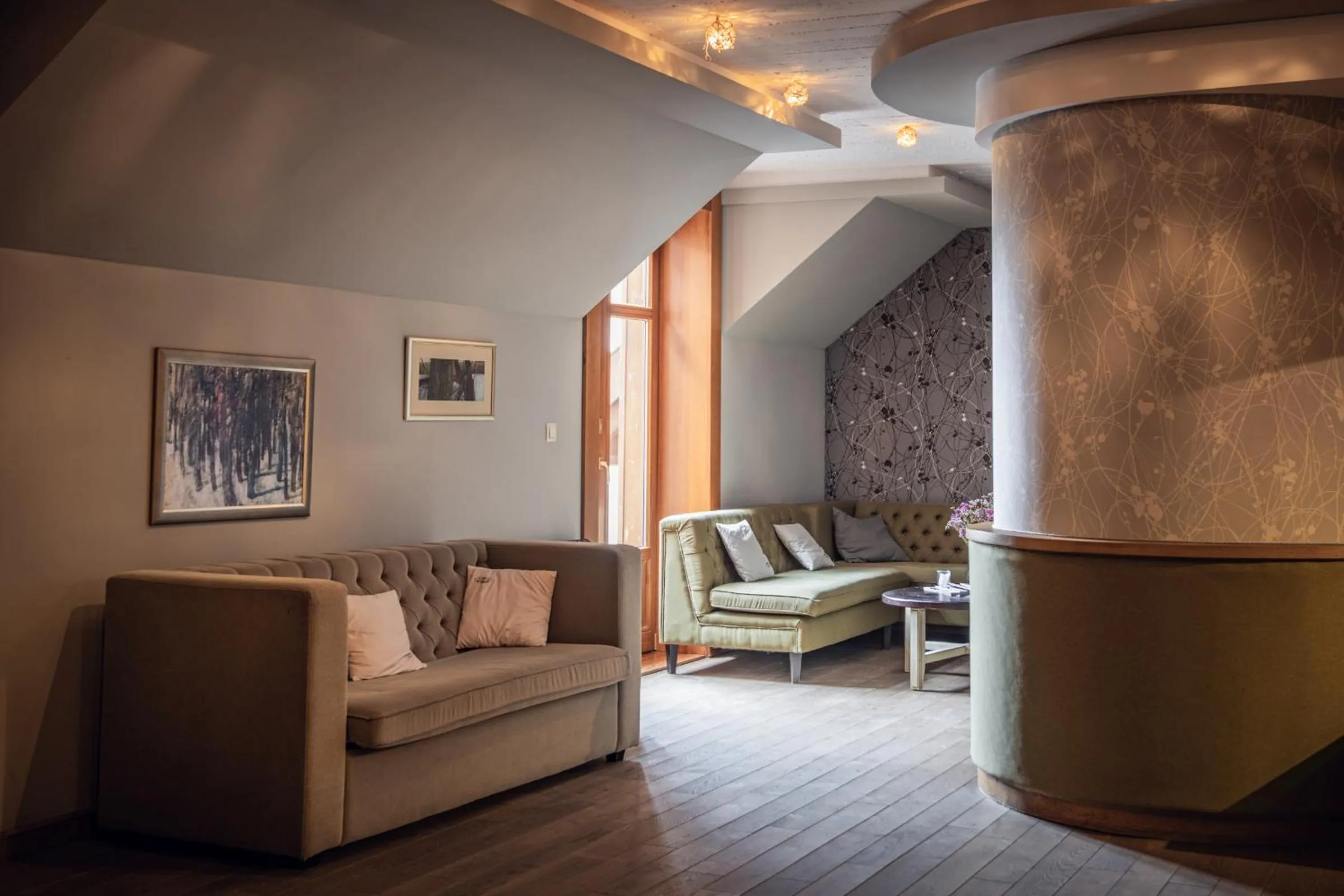 Living room in Folwark Łękuk