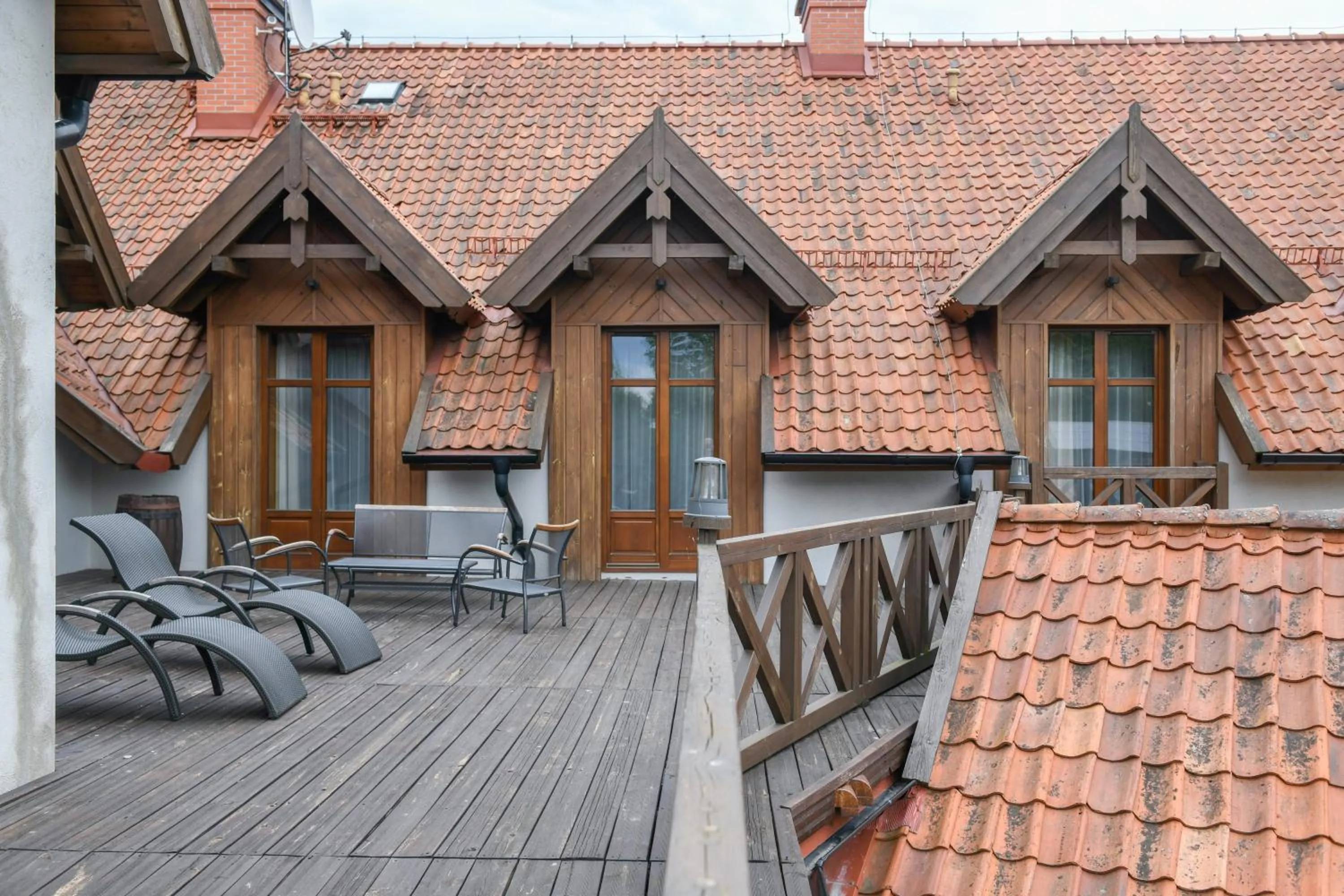 Balcony/Terrace in Folwark Łękuk