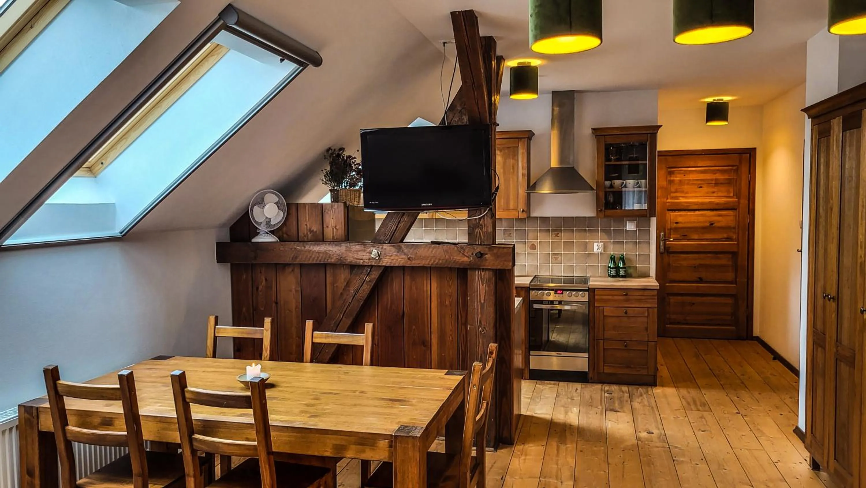 Kitchen or kitchenette in Folwark Łękuk