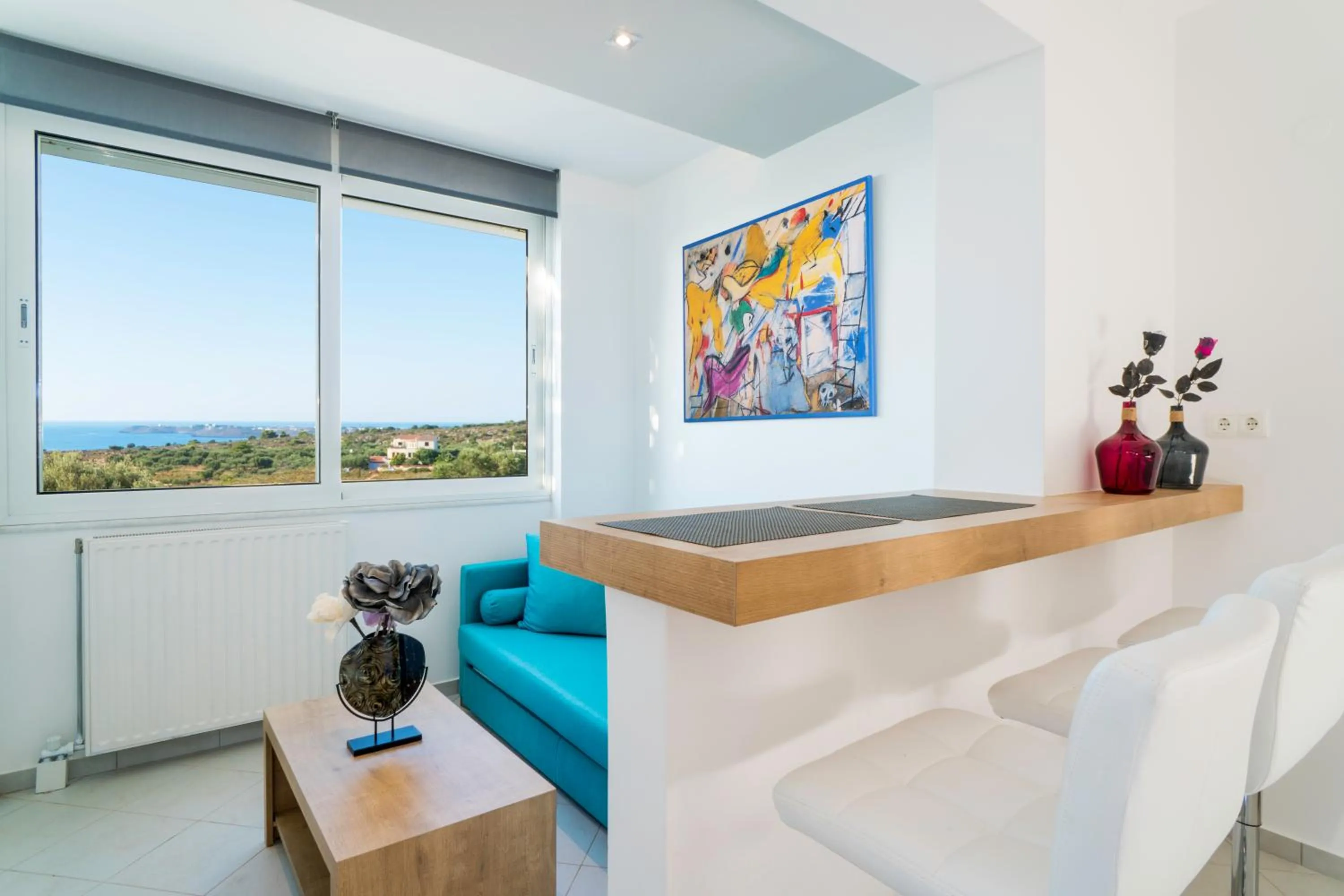 Living room in Talos Luxury Suites