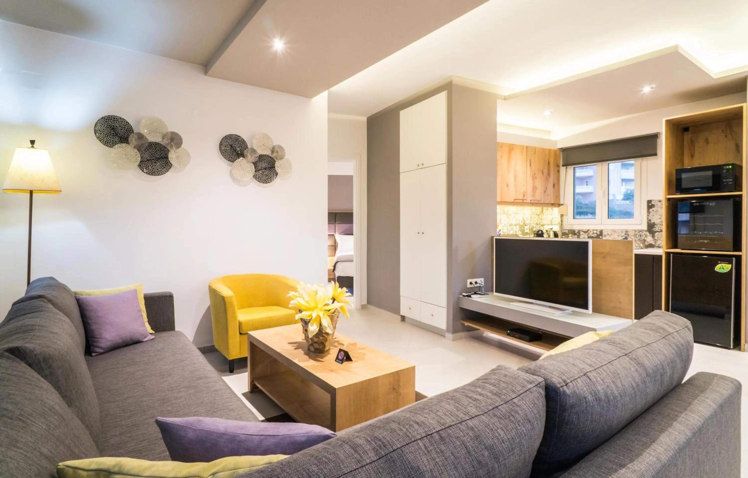 Living room in Talos Luxury Suites