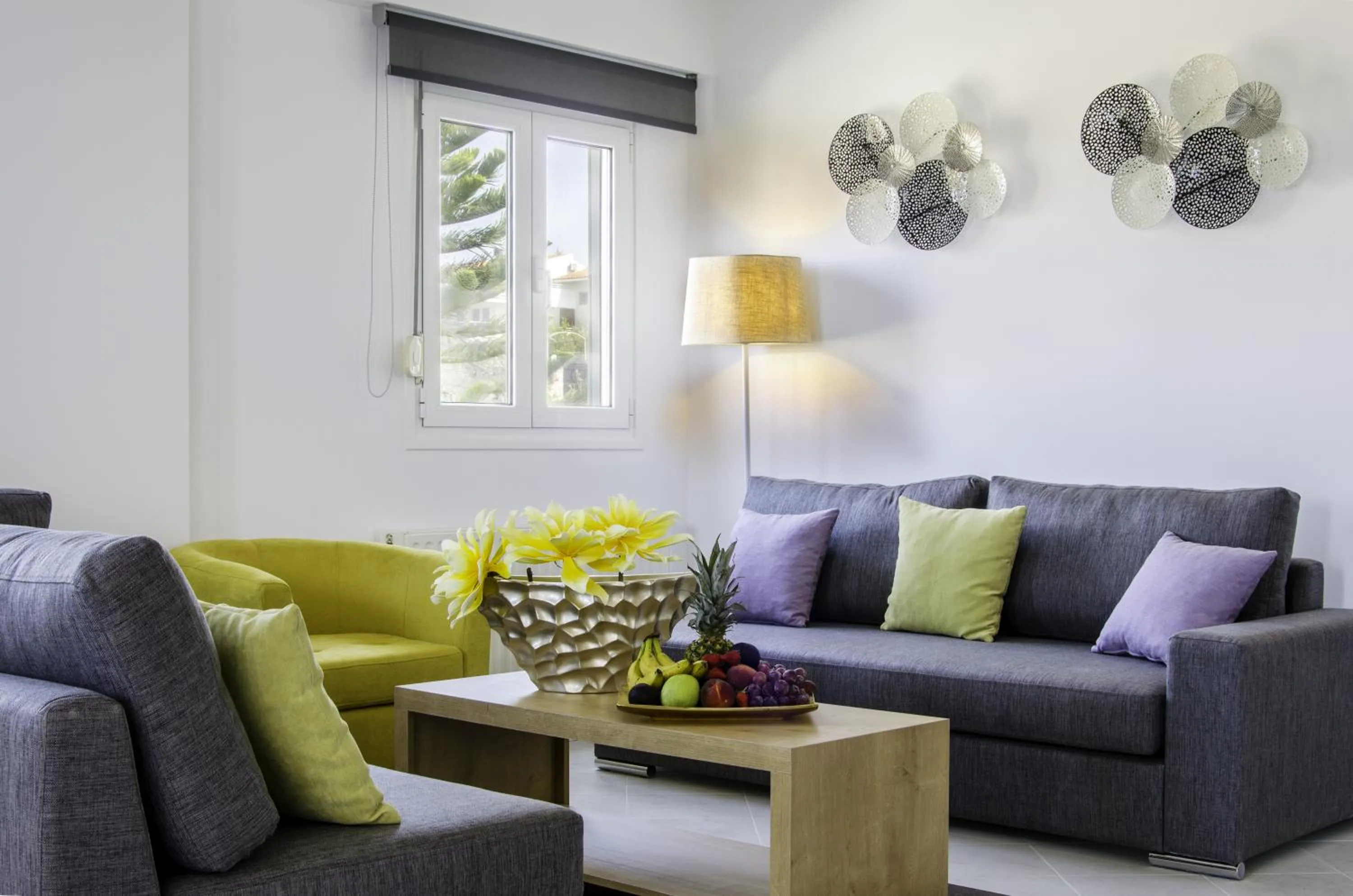 Living room in Talos Luxury Suites