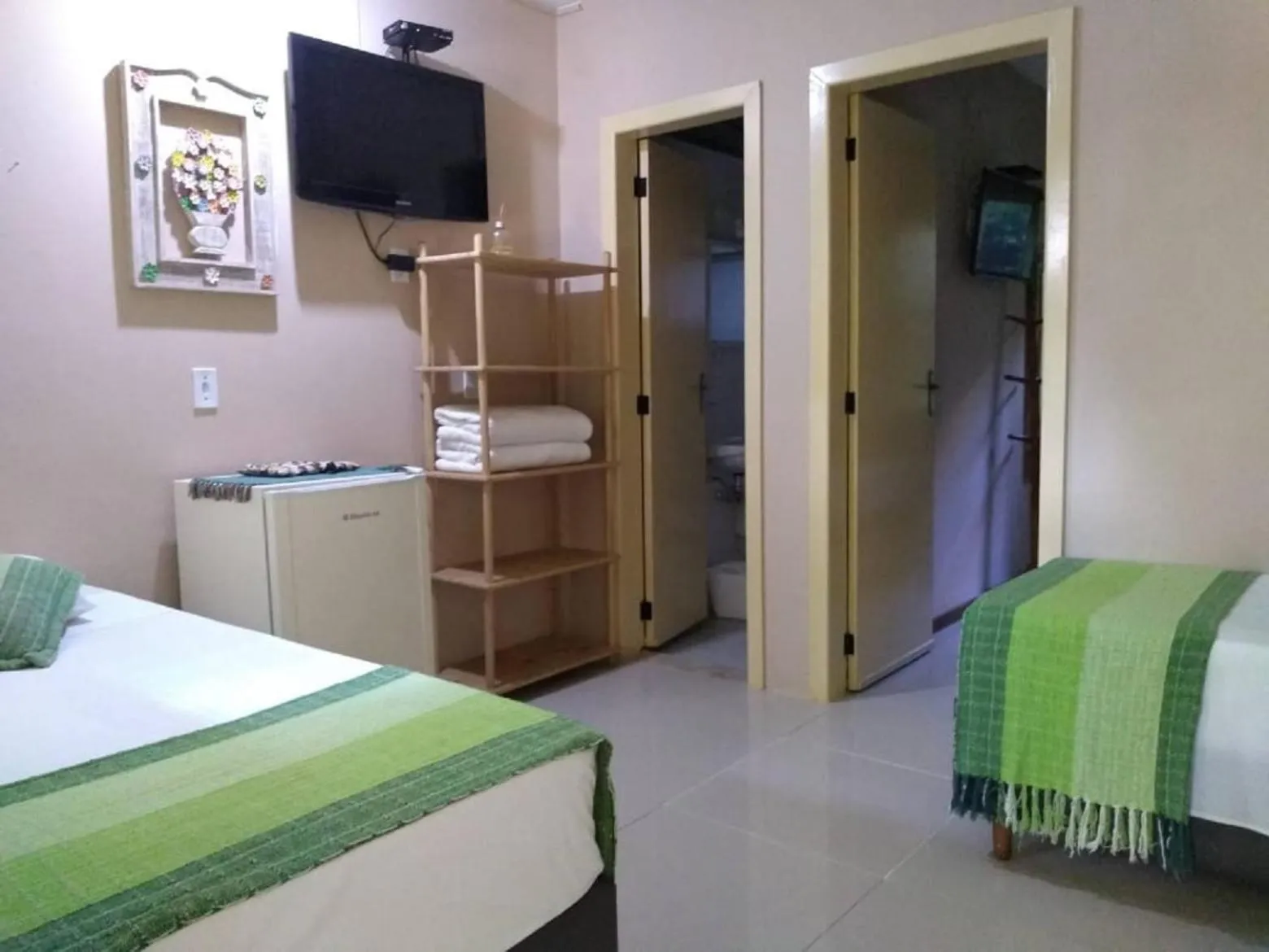 Bed in Pousada Recanto das Estrelas