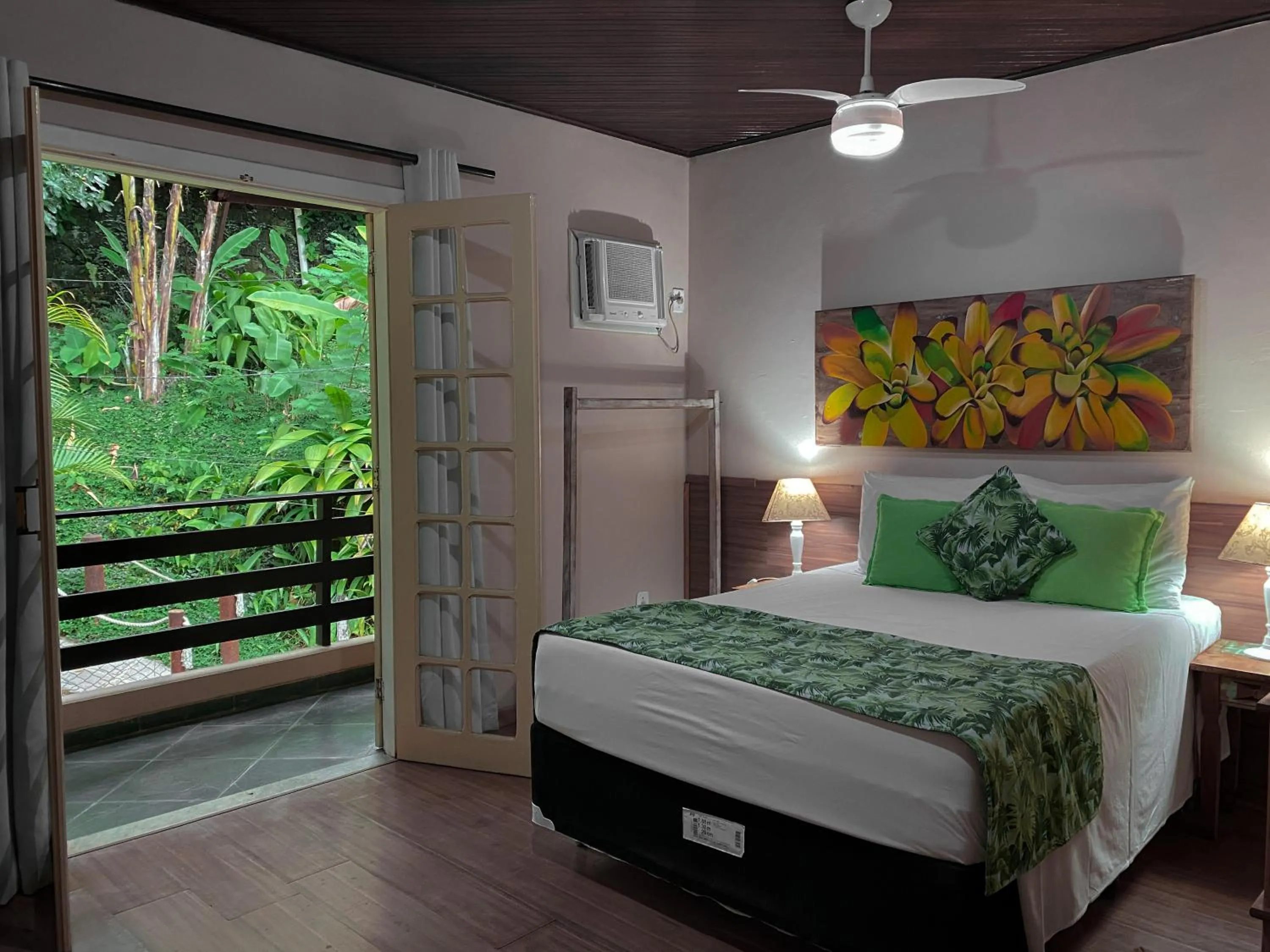 Bed in Pousada Recanto das Estrelas